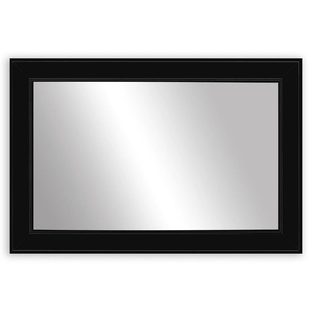 Porter Black Framed Wall Mirror
