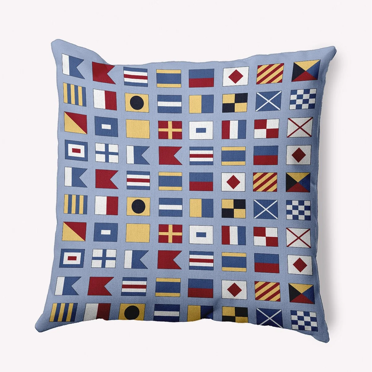 Nautical Flags Indoor/Outdoor Throw Pillow
