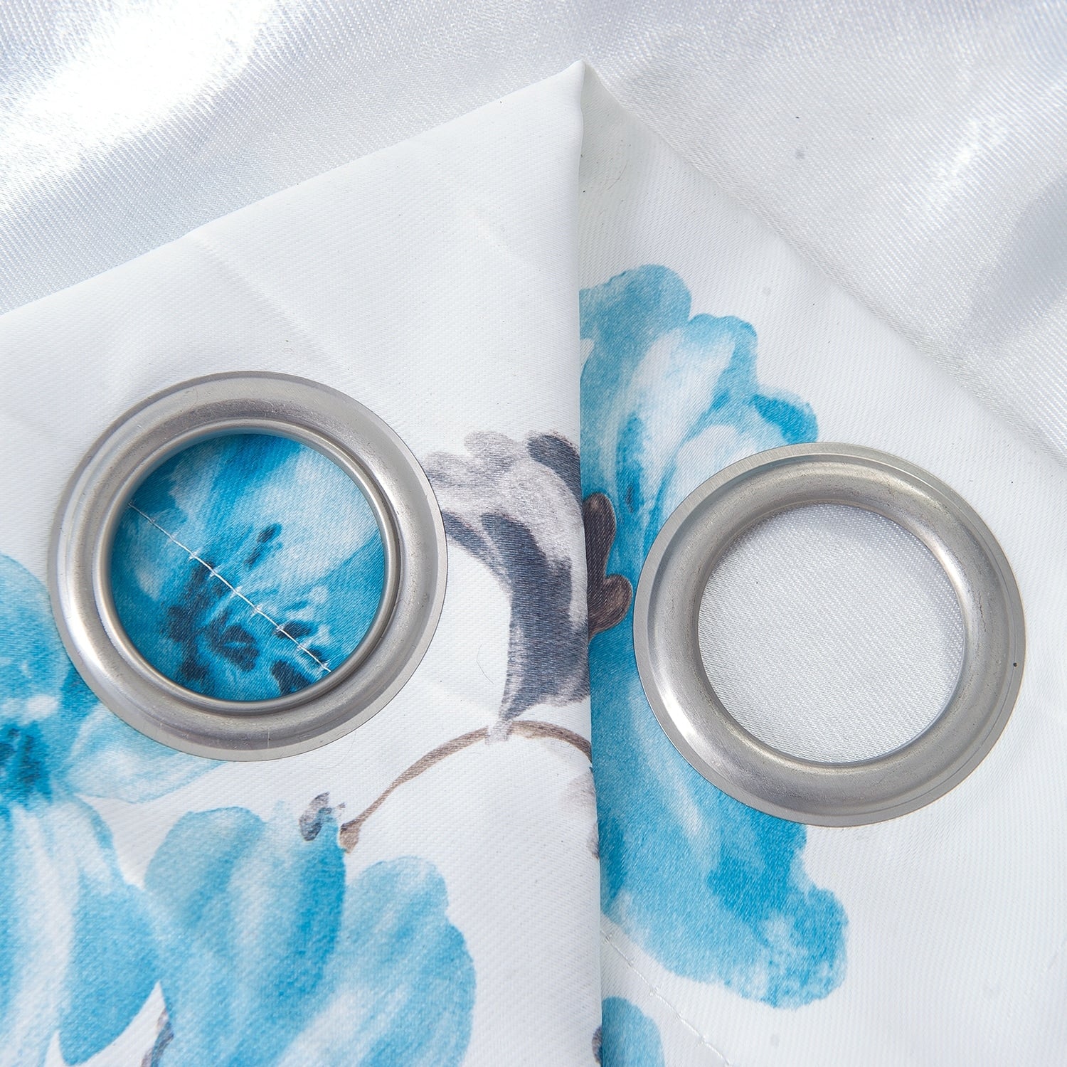 Lily Flowers Blackout Window Curtain 90 inch