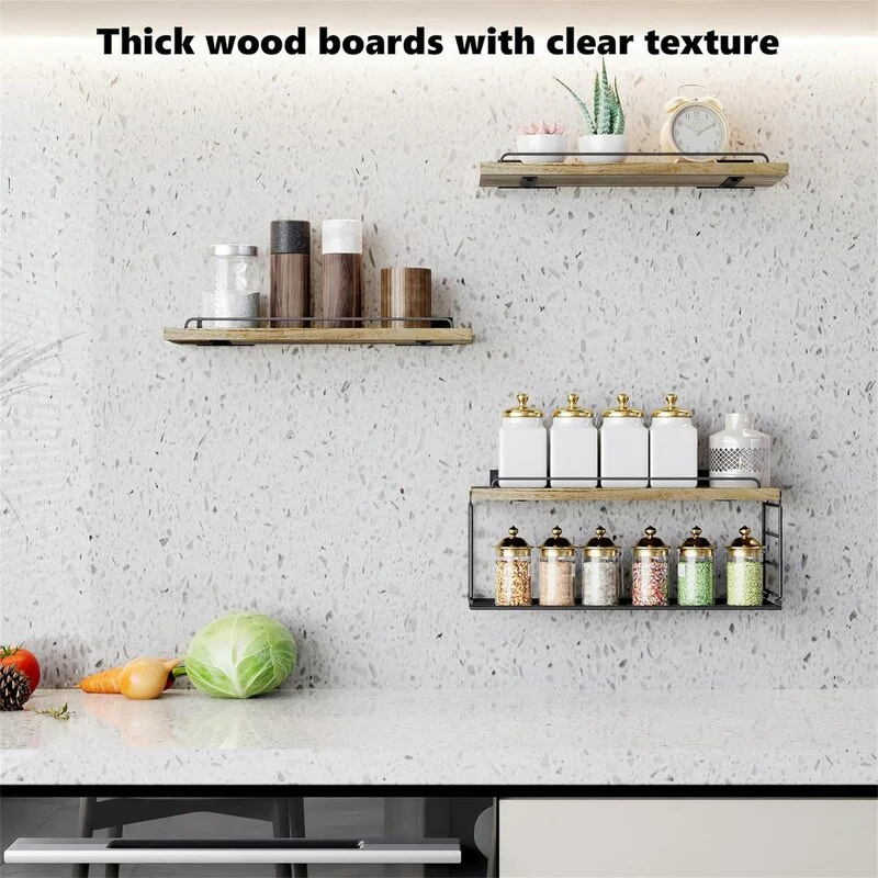 Floating Bathroom Shelves Over Toilet - 5.9