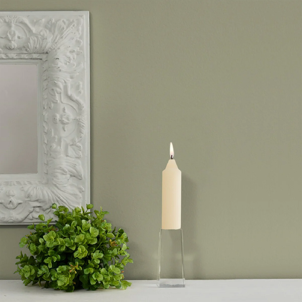 Root Unscented 5 In. Timberline™ Collenette Taper Candles box of 8 - 5 X 1-1/4