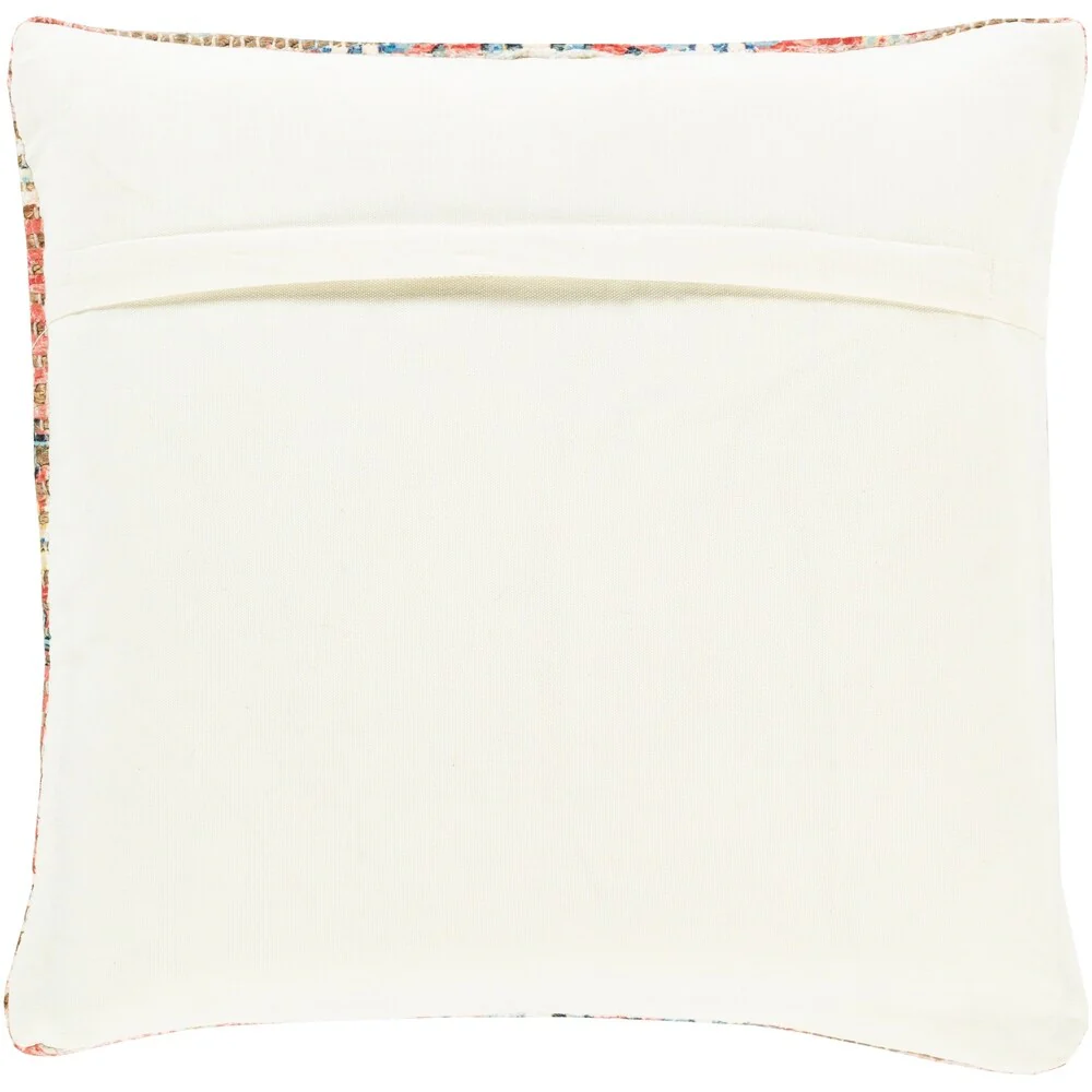 Cresco Woven Jute Tribal Medallion 18-inch Throw Pillow Cover