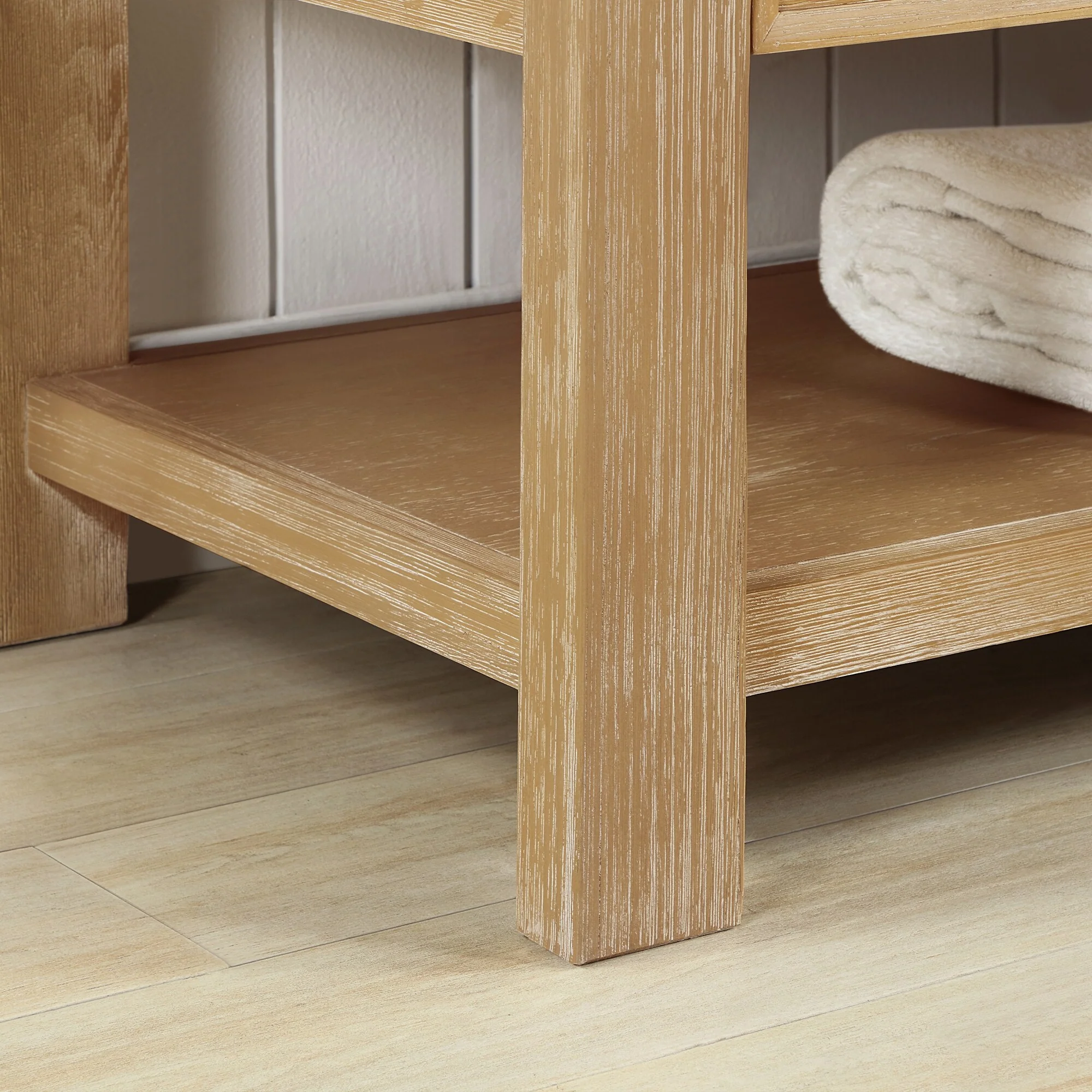 Vera Bath Vanity with Integrated Stone Sink Top and Mirror