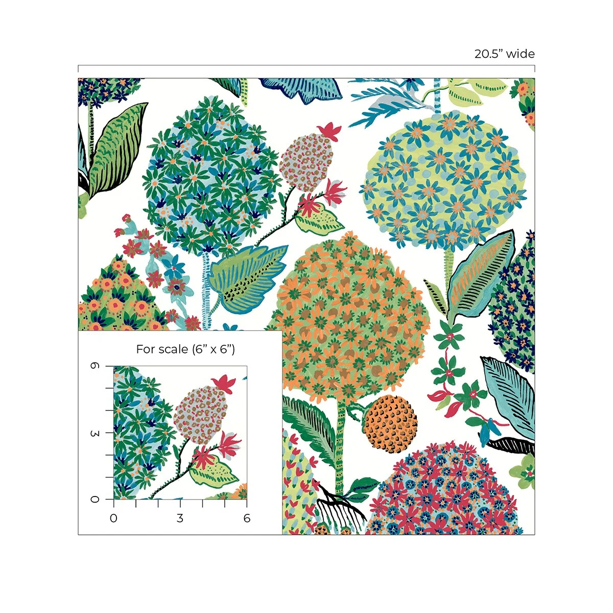 NextWall Blooming Bulbs Peel and Stick Wallpaper