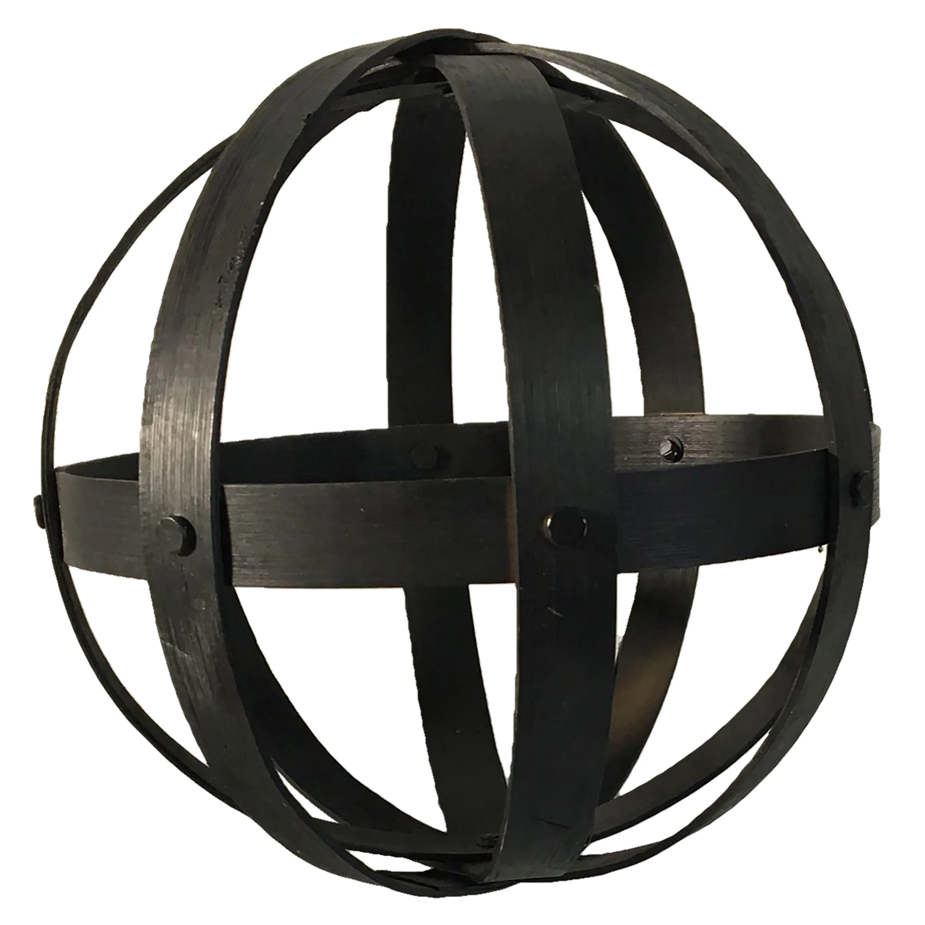 A&B Home Black Bamboo Decorative Ball
