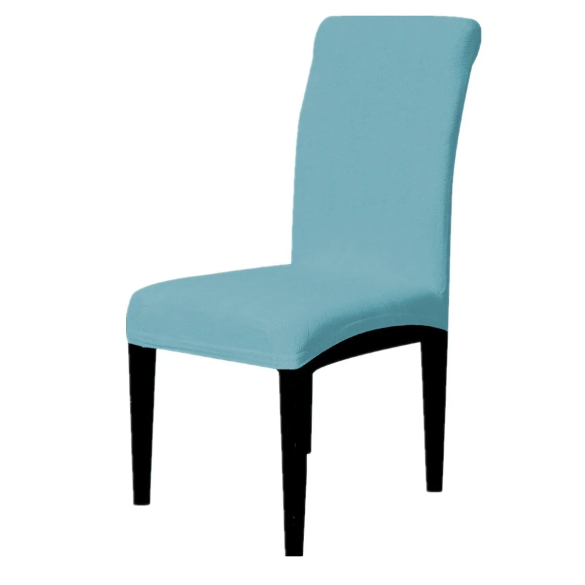 Enova Home Ultra Soft Stretch Fabric Dining Chair Slipcovers Removable Anti-Dirty Fitted Furniture Protector Set of 4 - N/A