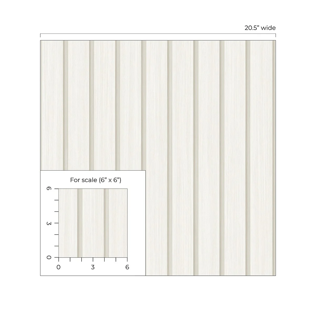 Stacy Garcia Home Faux Wooden Slats Peel and Stick Wallpaper