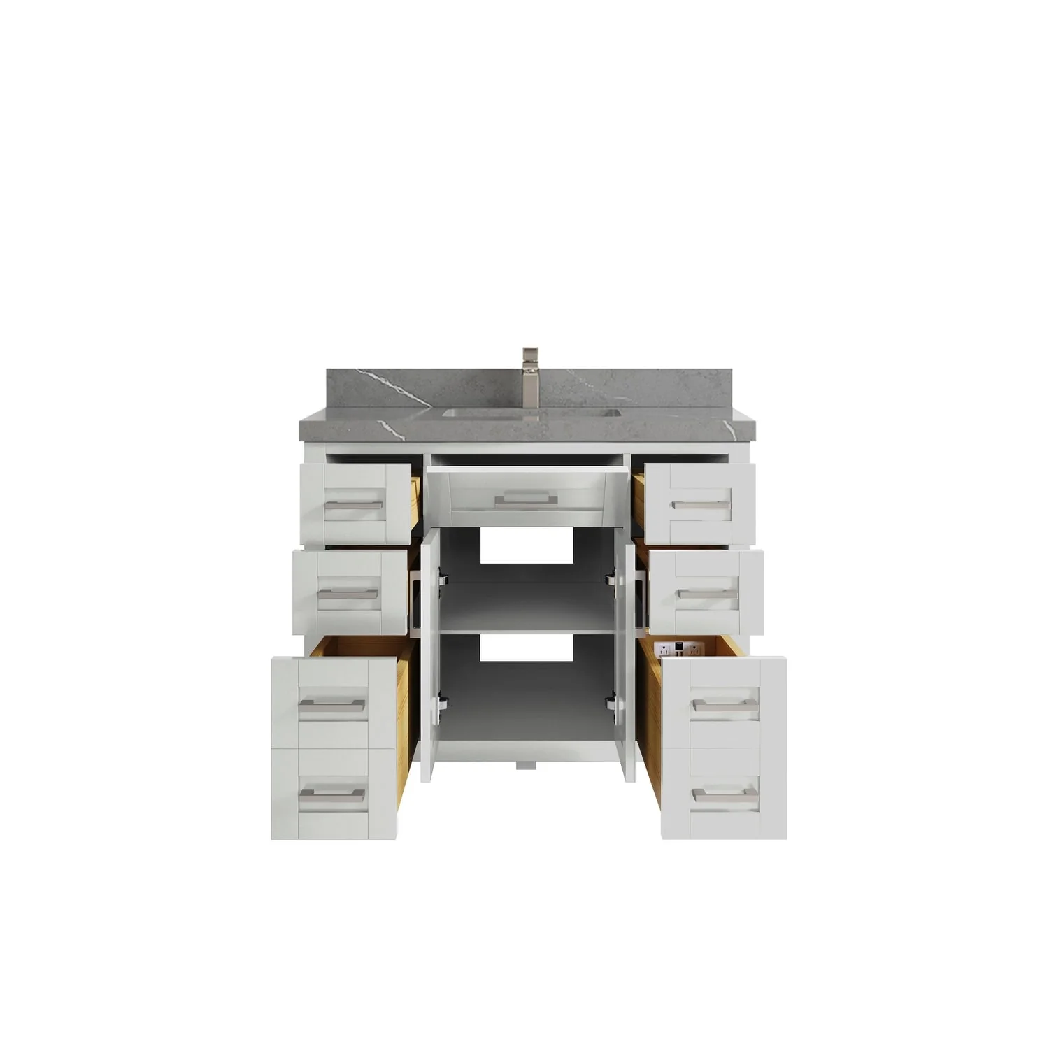 Willow Collections 42 in. W x 22 in. D Cambridge Single Sink Bathroom Vanity with Countertop