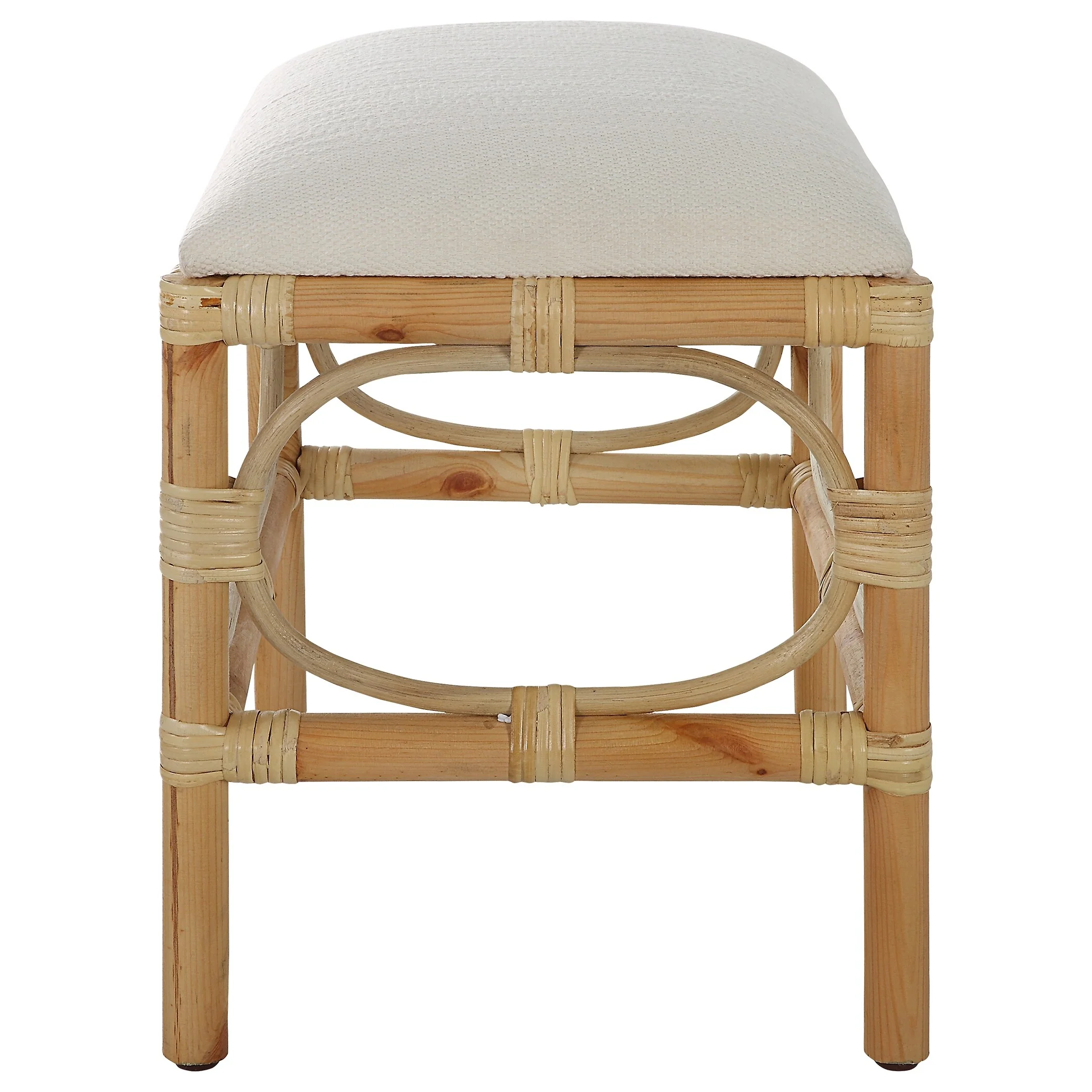 Uttermost Laguna Small Striped Bench