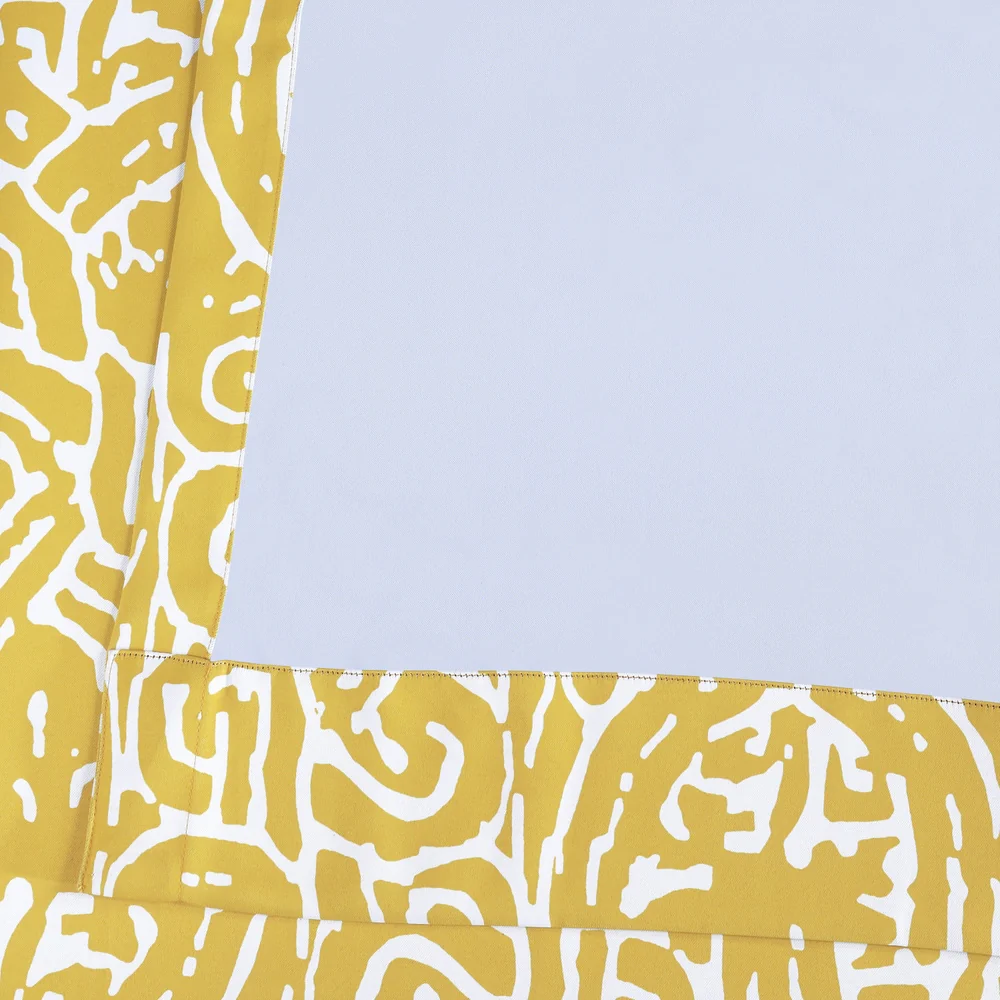 Exclusive Fabrics Abstract Room Darkening Curtain Panel Pair (2 Panels)