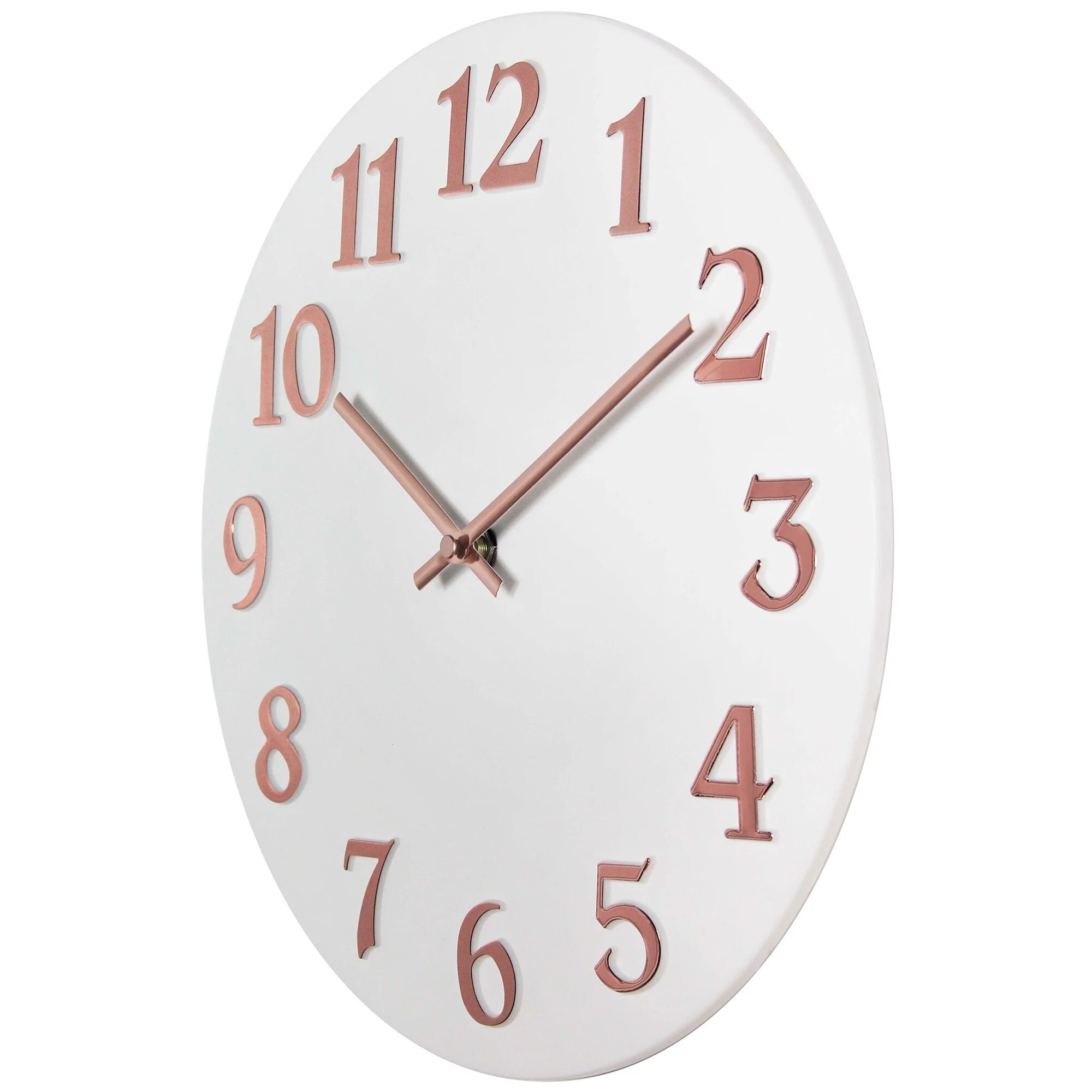 Infinity Instruments Vogue 12-inch Round Wall Clock - 12 x 1.25 x 12