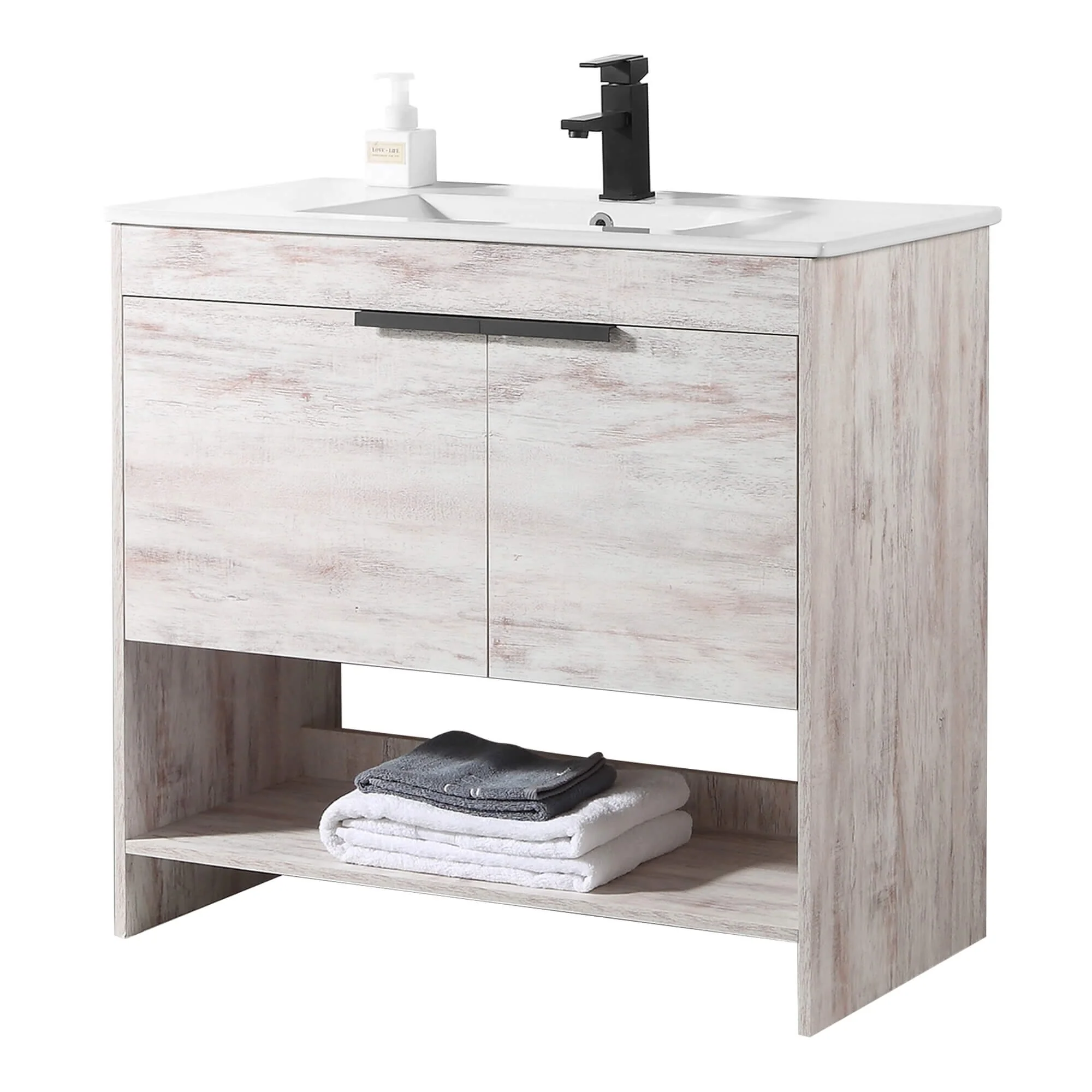 Fine Fixtures Phoenix Bathroom Vanity with Sink - Full Assembly Required