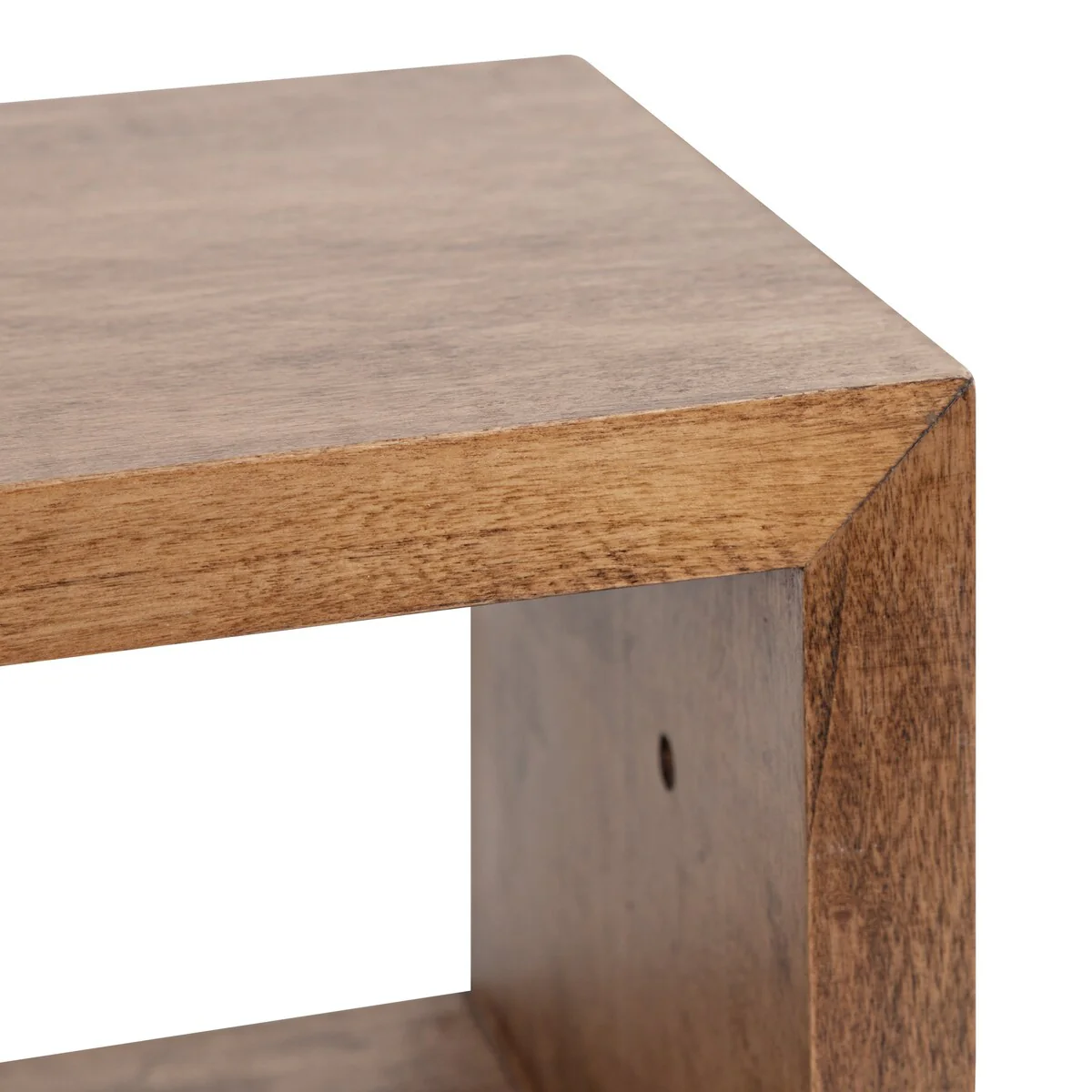 Kate and Laurel Holt Open Cubby Wooden Floating Wall Shelf