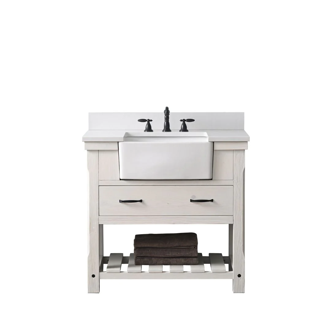 Sudio Design Bathroom Vanity Wesley Weathered Collection.