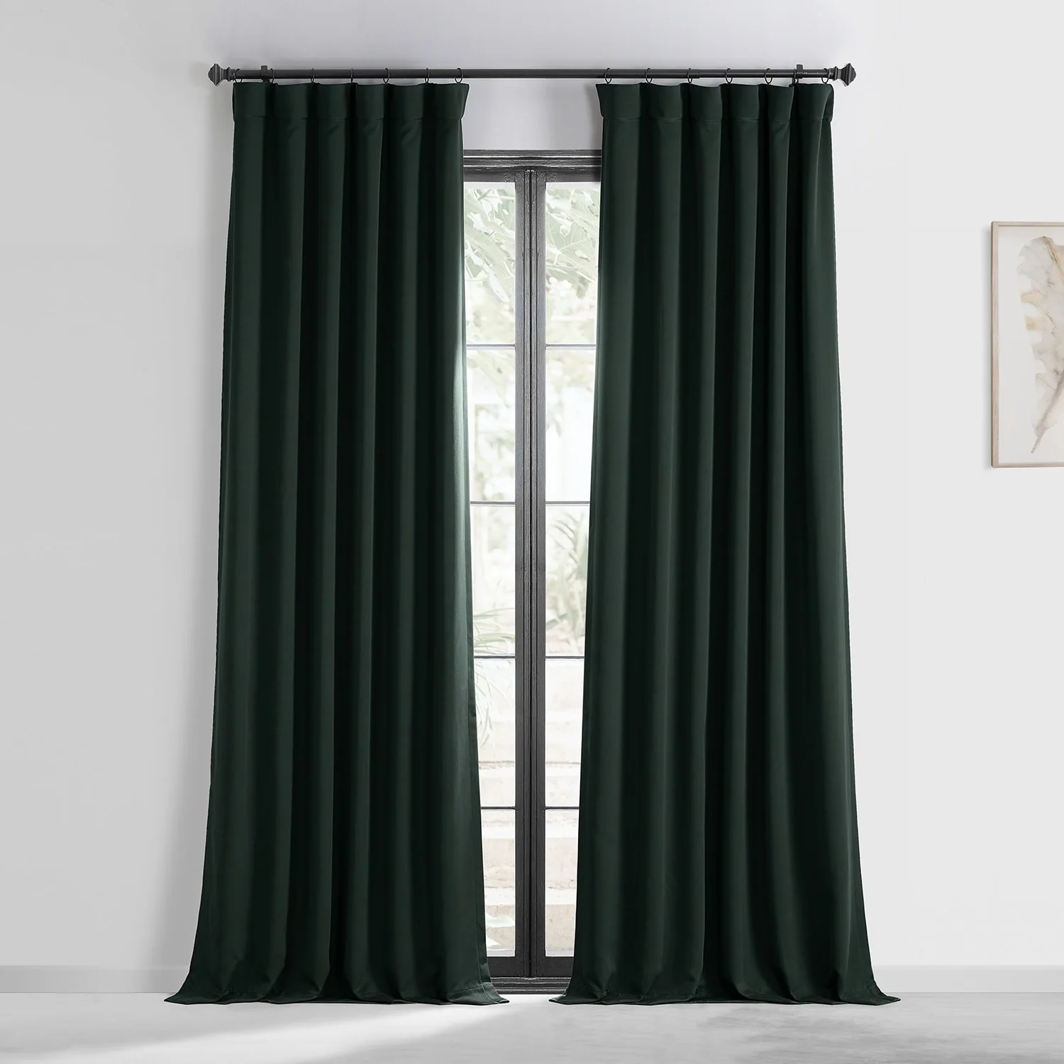 Exclusive Fabrics Room Darkening 120-inch Curtain Panel Pair (2 Panels)