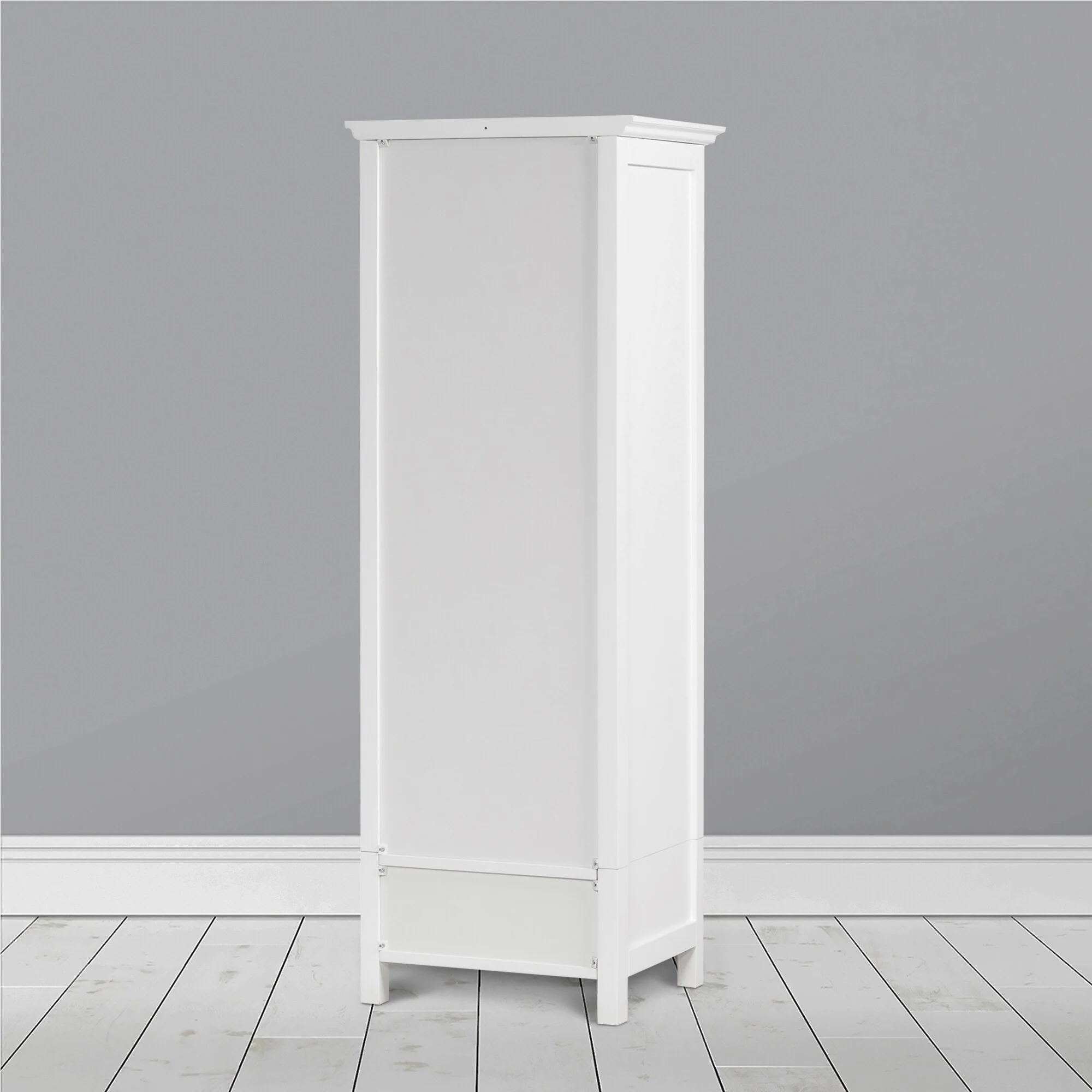 Teamson Home Delaney Freestanding Linen Cabinet with Drawer