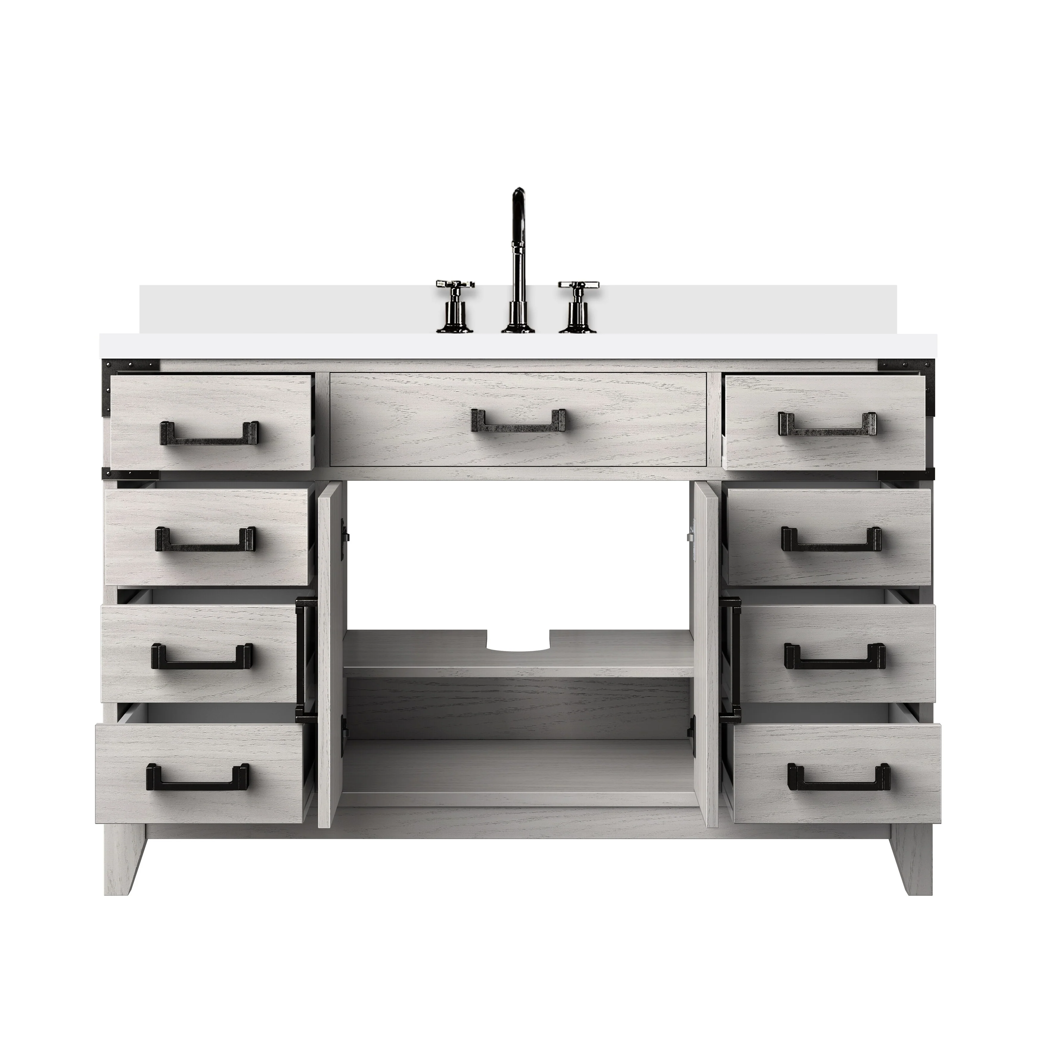 Laurel Bath Vanity Quartz Top, Sink and Faucet