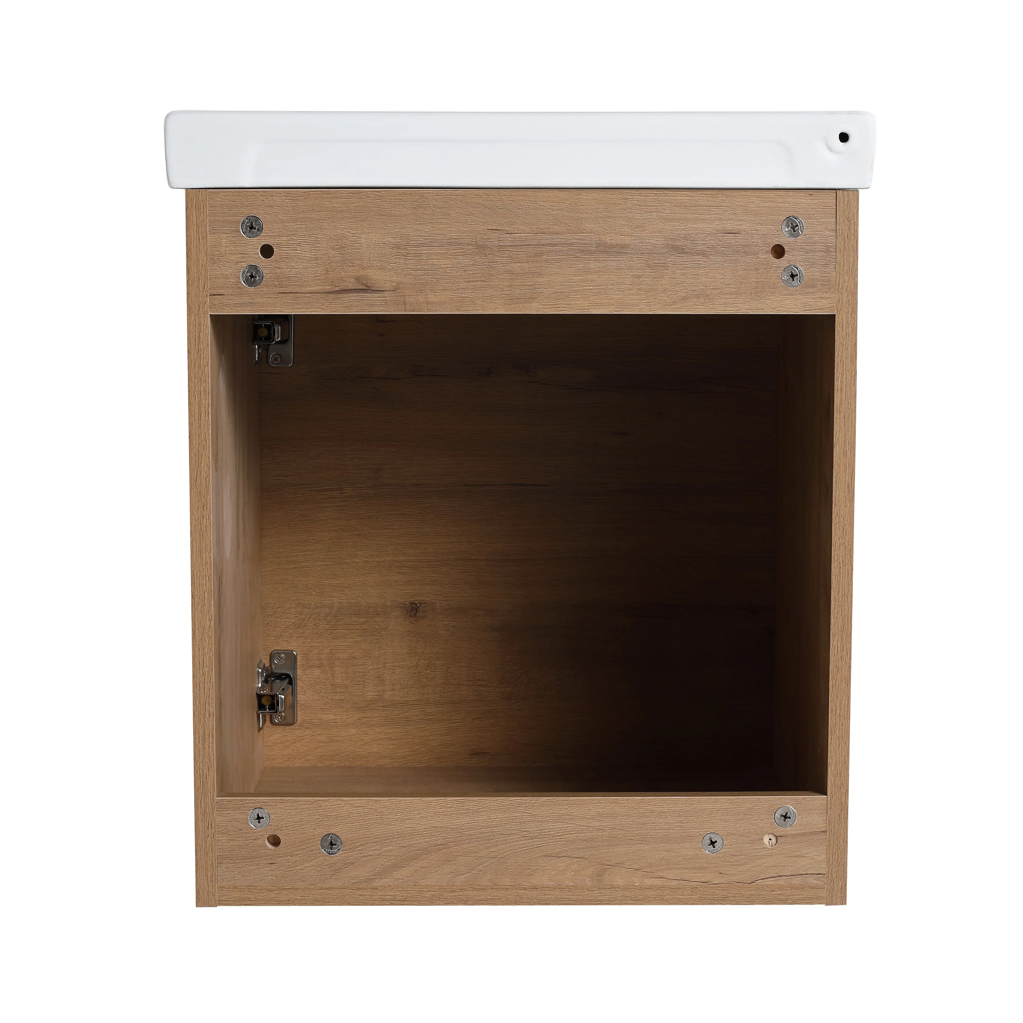 Bathroom Vanity With Sink In 16/18 Inch, Floating Bathroom Vanity With Soft Close Door
