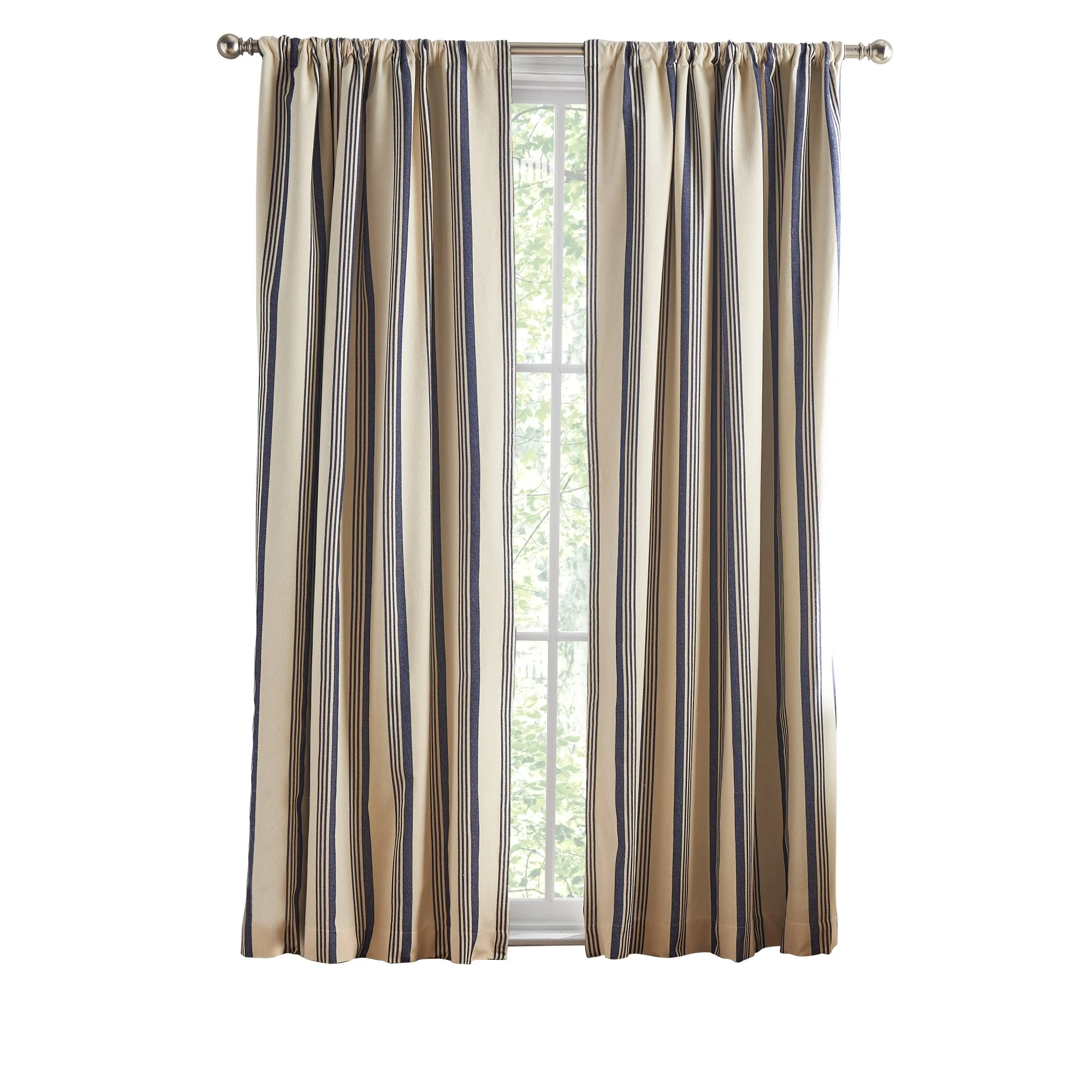 Tommy Hilfiger Bold Stripe Curtain Panel Pair