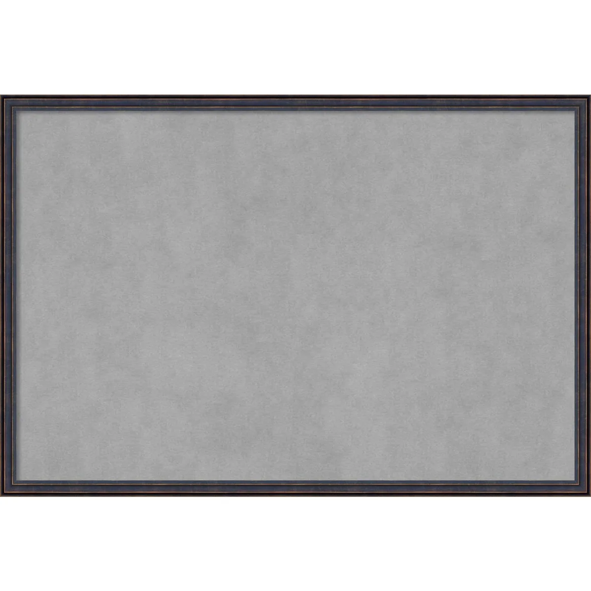 Amanti Art Dark Bronze Scoop Framed Magnetic Board