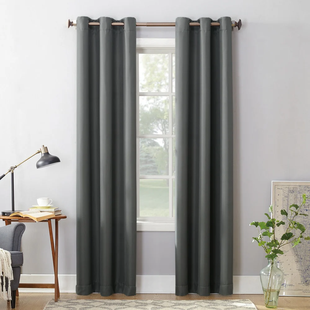 Copper Grove Speedwell Grommet Window Curtain Panel, Single Panel