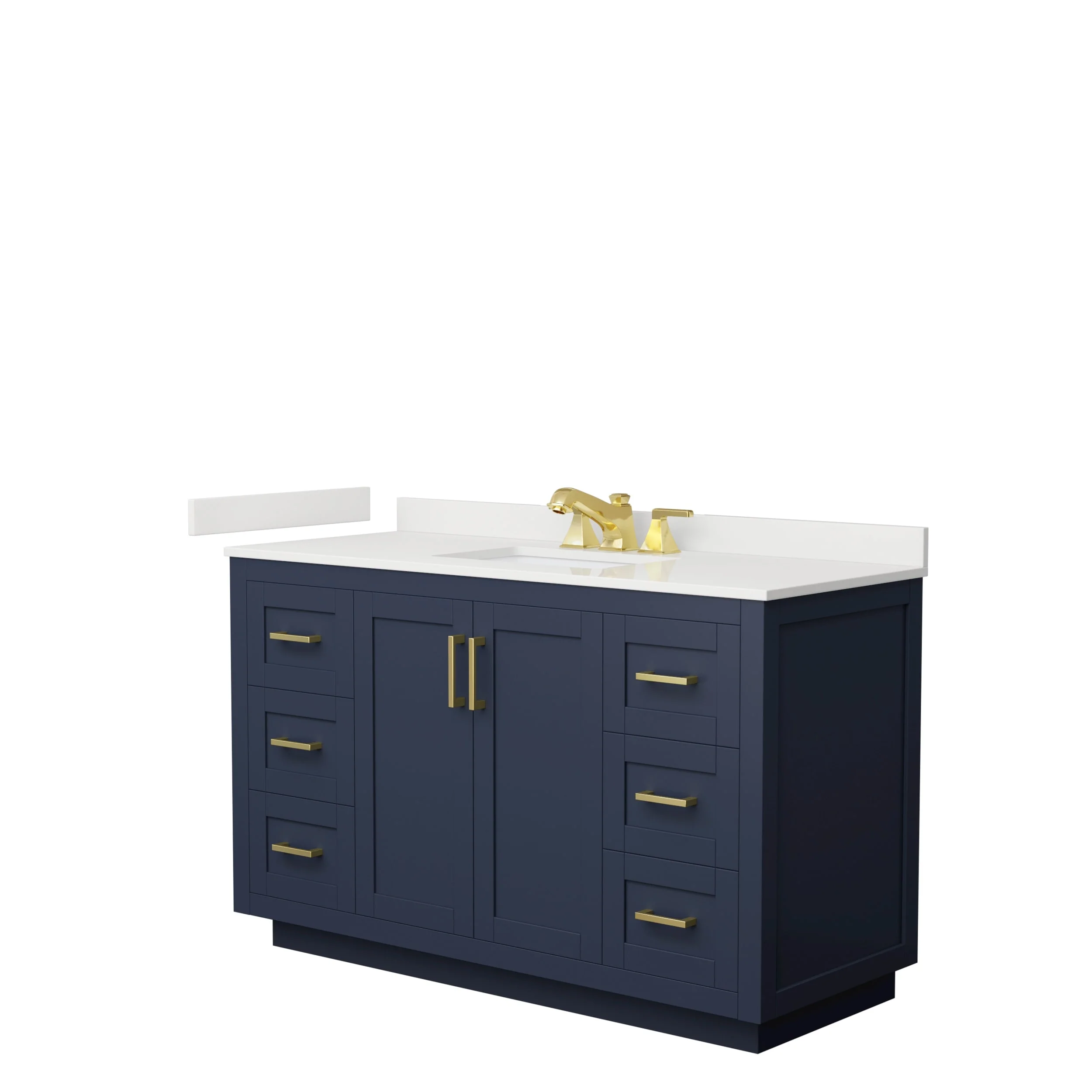 Miranda 54-inch Single Vanity, Quartz Top