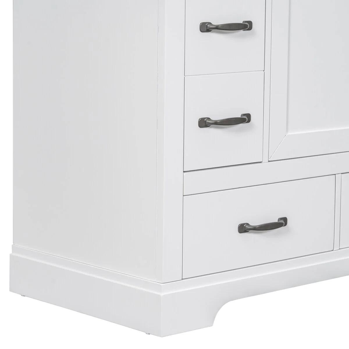 Bathroom Vanity Cabinet with Multi-Functional Drawer and Adjustable Shelf