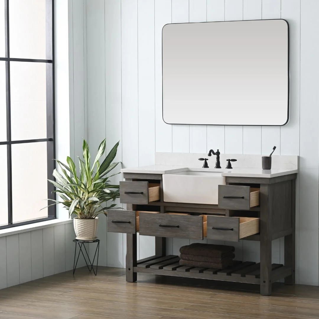 Sudio Design Bathroom Vanity Wesley Weathered Collection.