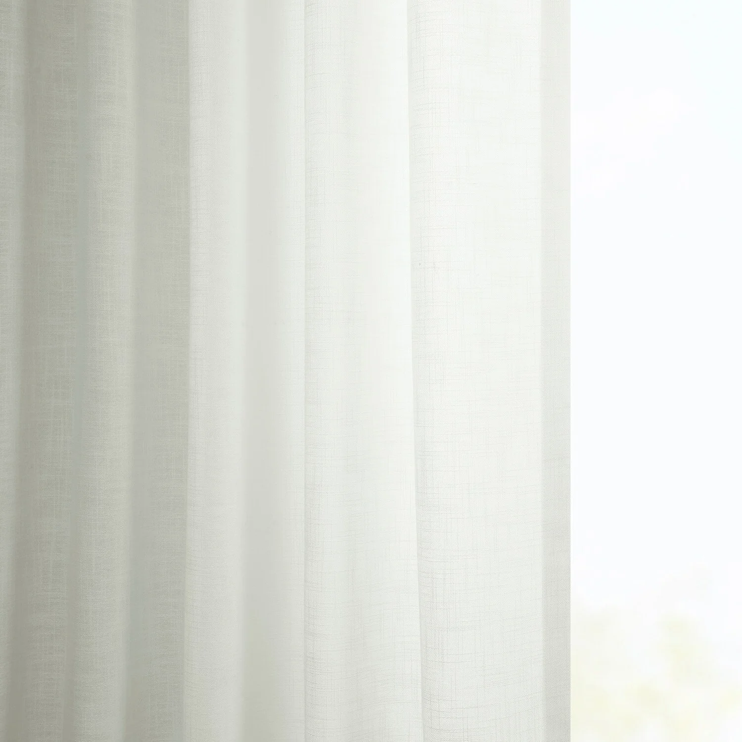 Exclusive Fabrics Classic Faux Linen Curtain (1 Panel)