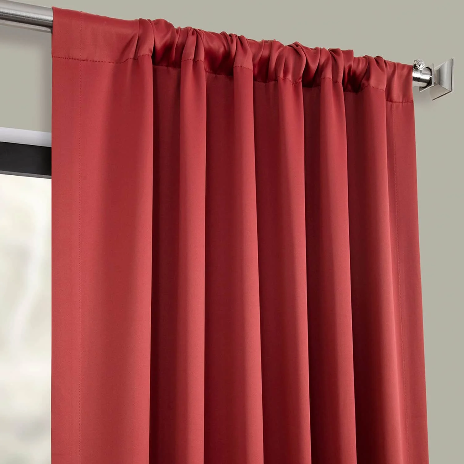 Exclusive Fabrics Room Darkening 120-inch Curtain Panel Pair (2 Panels)