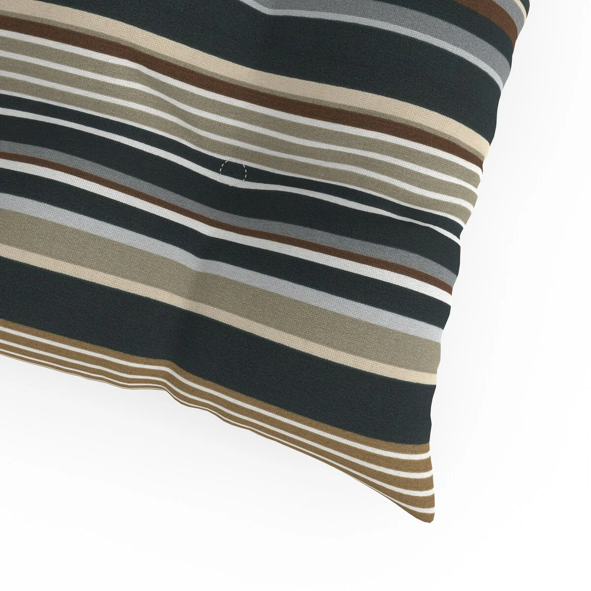 Pillow Perfect Outdoor/Indoor 100% T-Spun Polyester Seat Cushion, Weather Resistant, Fade Resistant