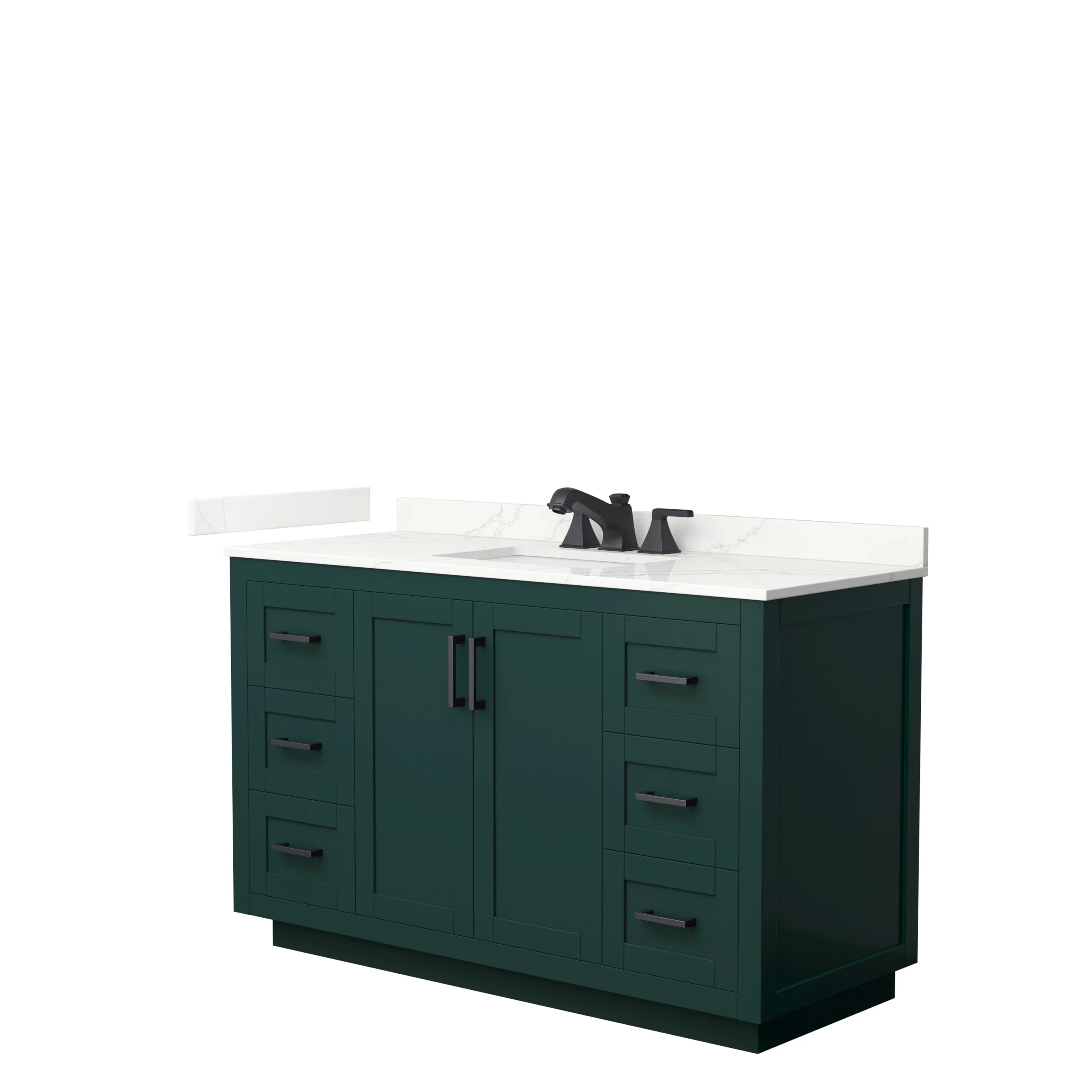 Miranda 54-inch Single Vanity, Quartz Top