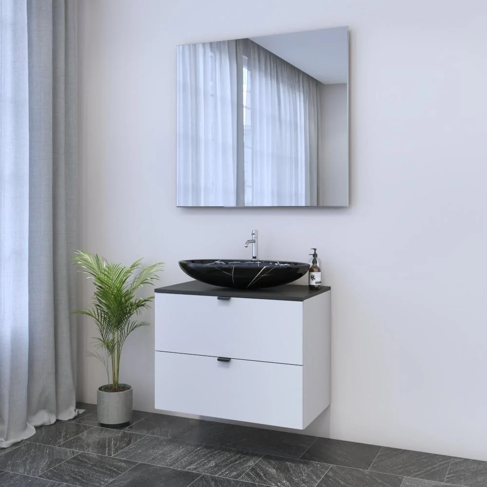 Ines 2S 80 Floating Bathroom Vanity (32