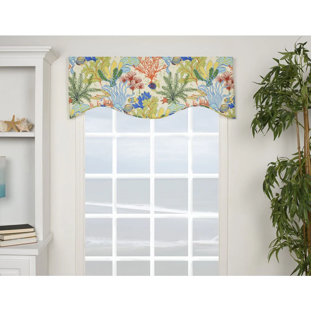 Island Breeze Shaped Valance