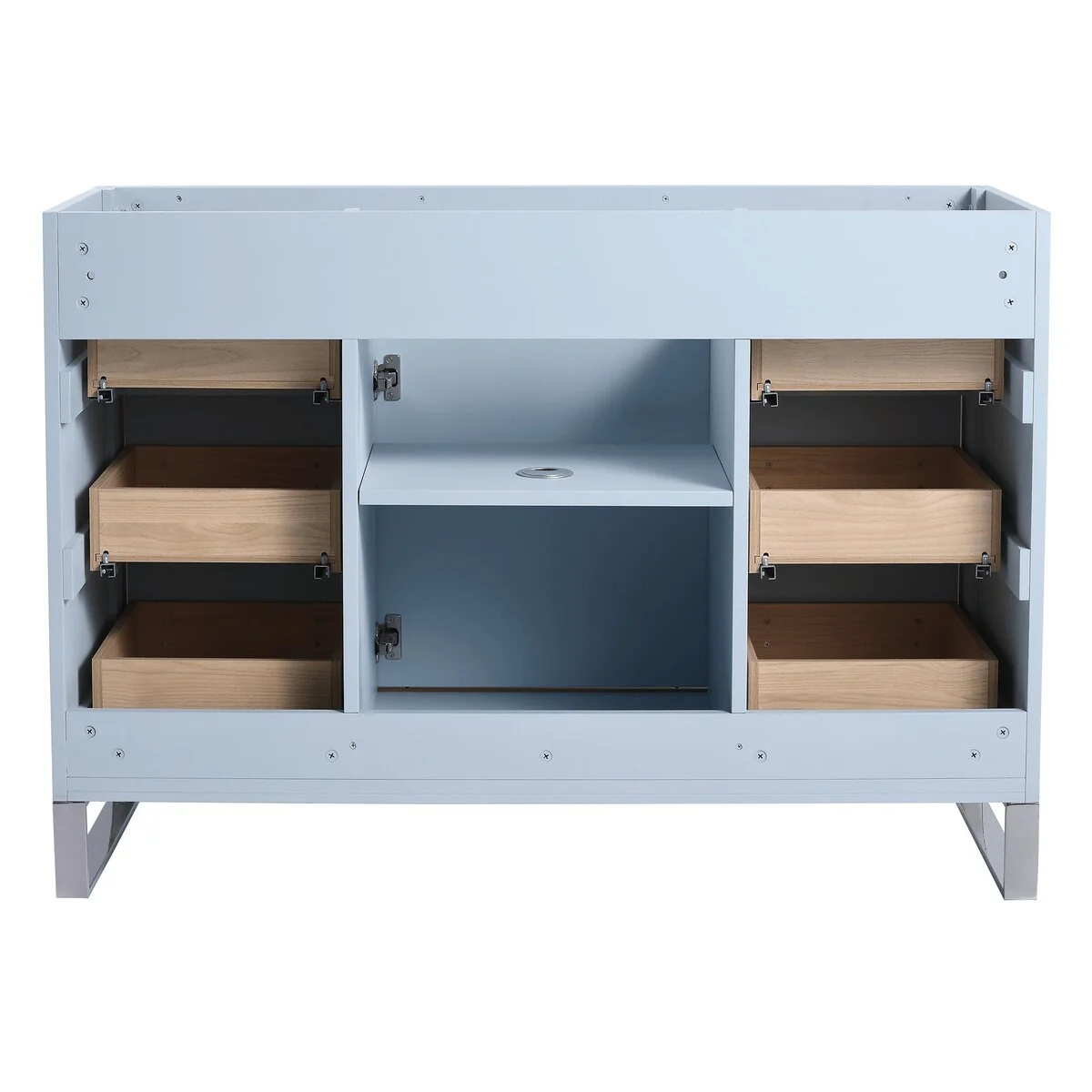 Fine Fixtures Opulence Collection Bathroom Vanity with White Ceramic Sink