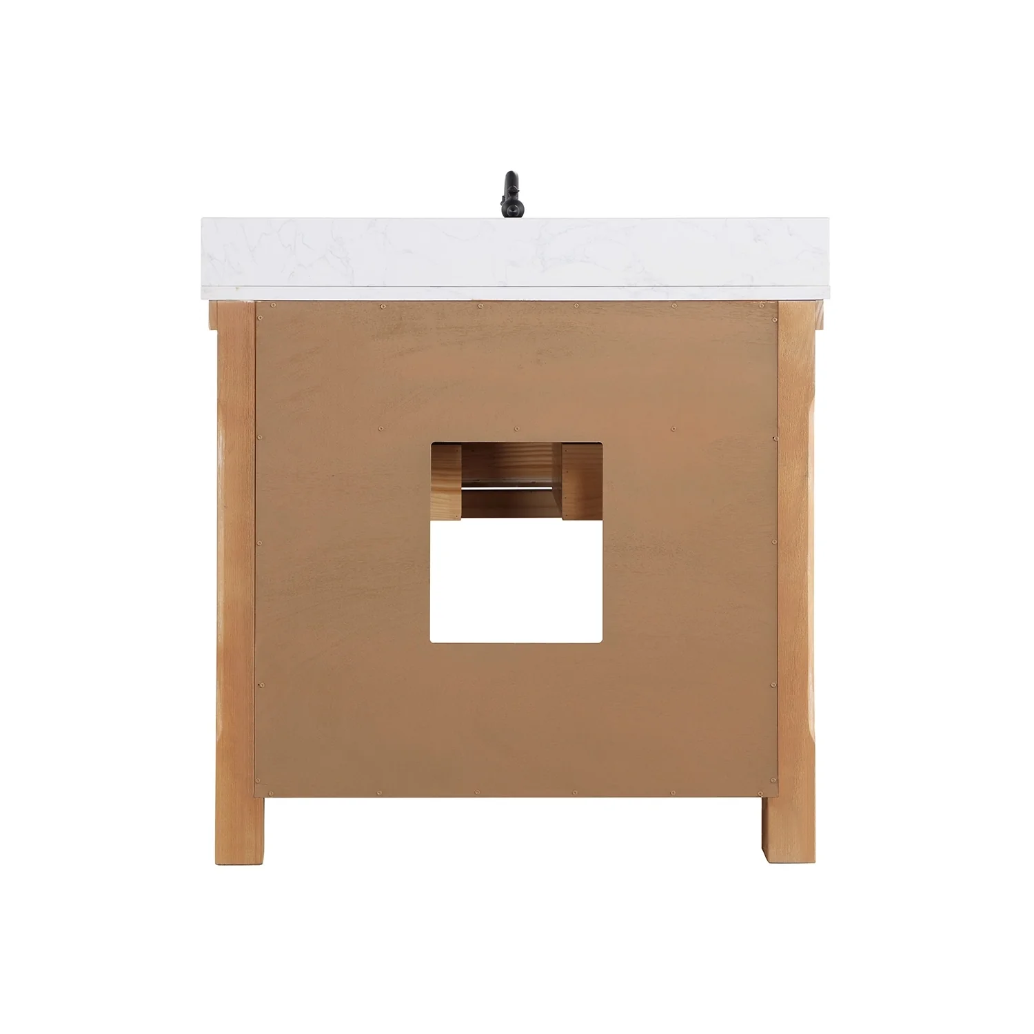 Villareal Bath Vanity with Composite Stone Top without Mirror