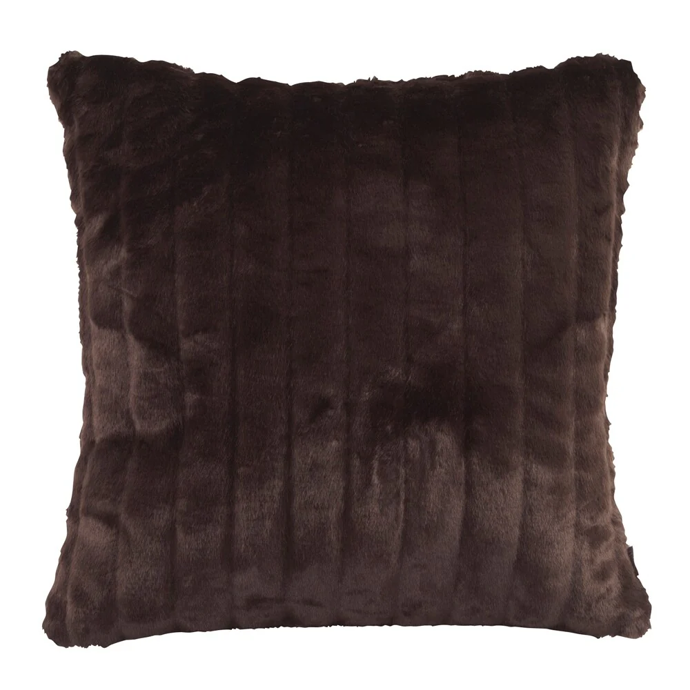 Allan Andrews Square synthetic fur Decorative Throw Pillow Cover