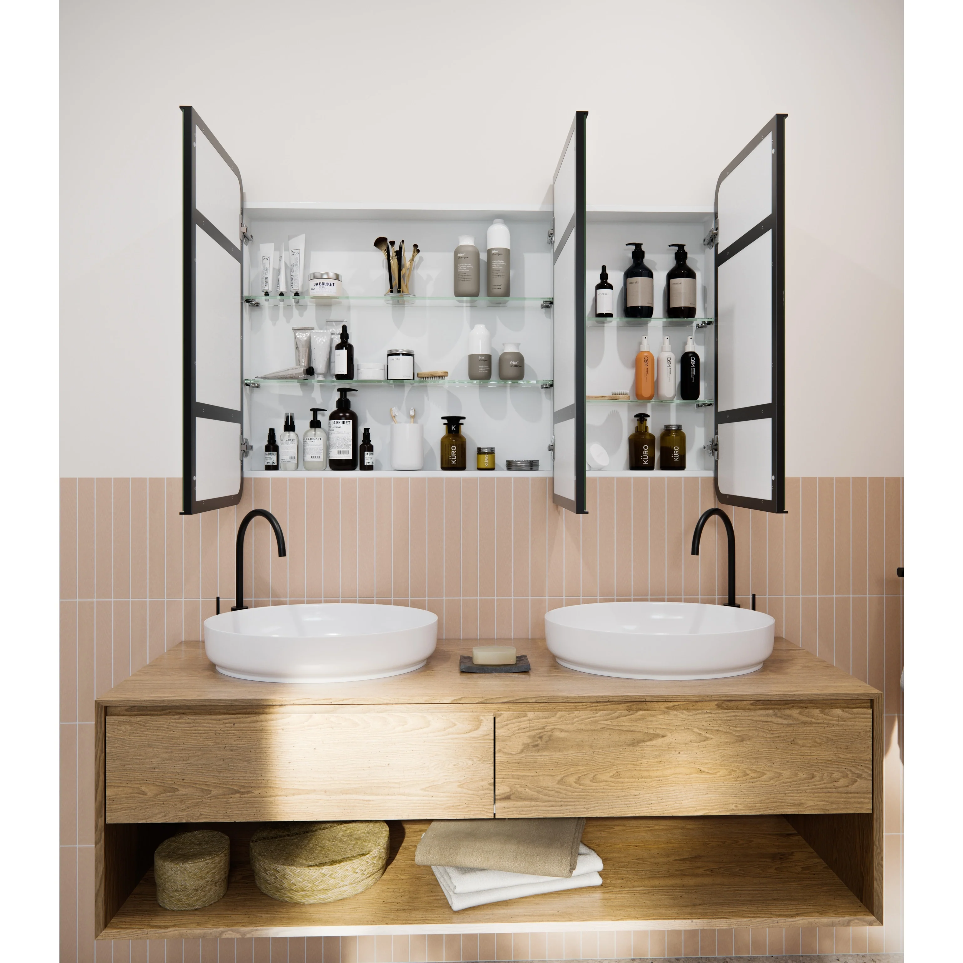 Stainless Steel Square Medicine Cabinet