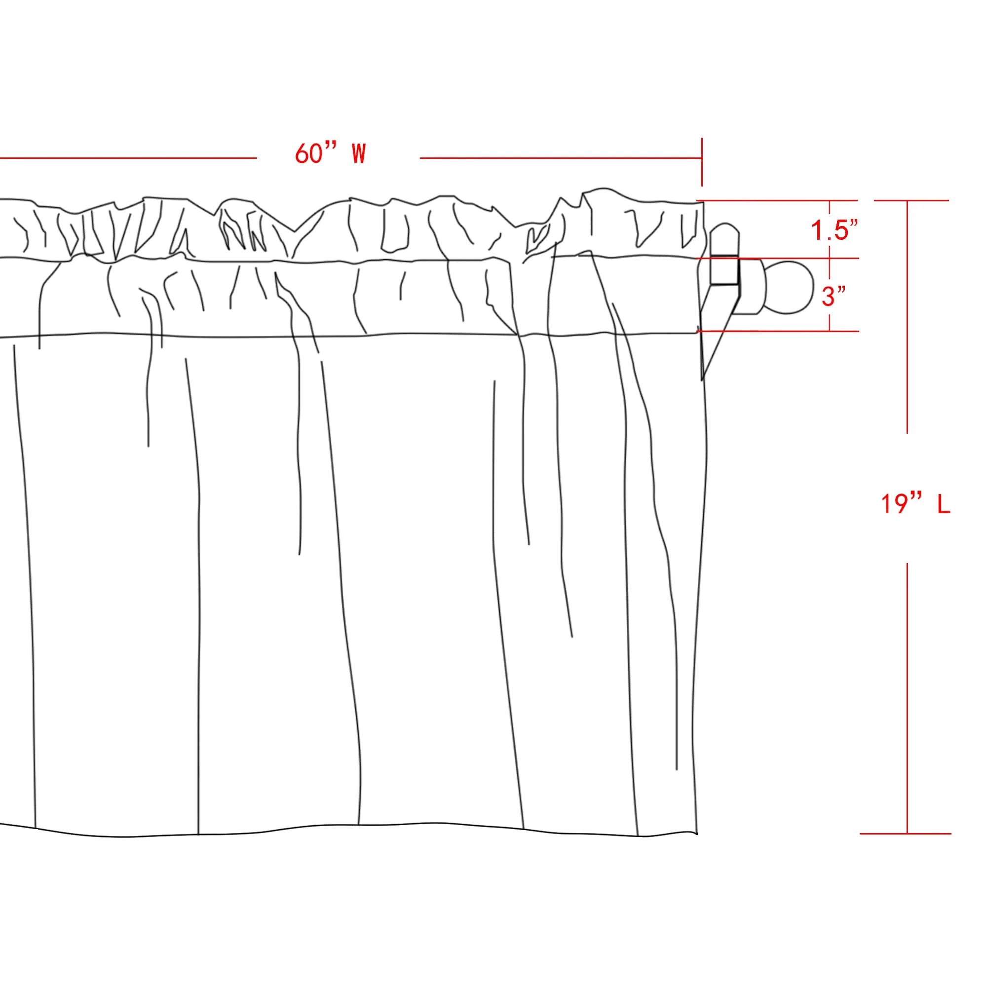 Blended and Dodoma Linen Valances