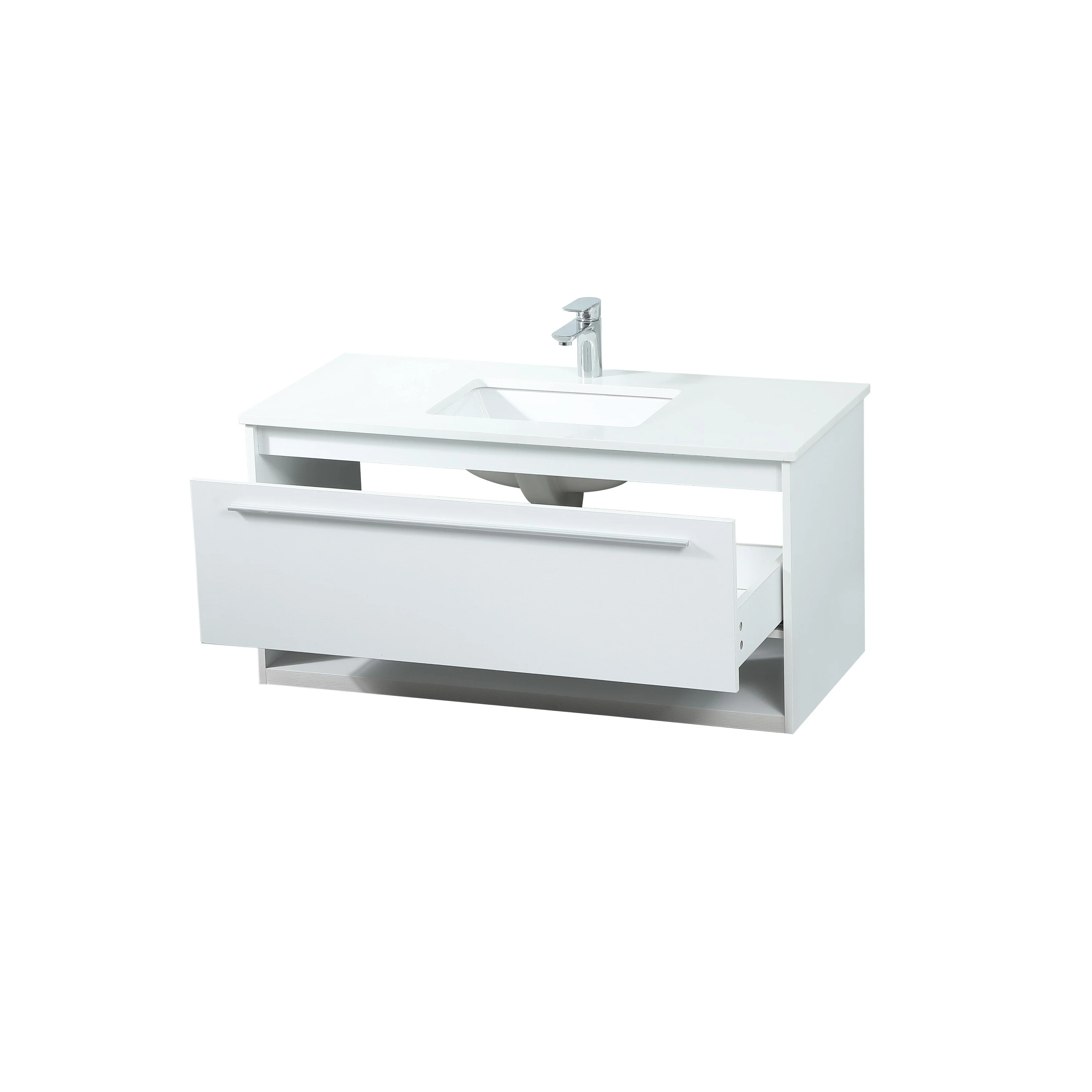 Brush 36 - 48 Inch Single Bathroom Vanity