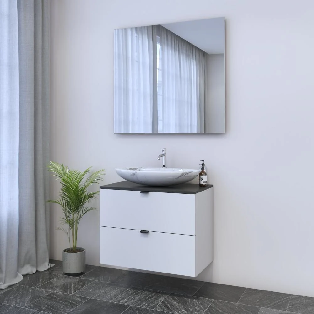 Ines 2S 80 Floating Bathroom Vanity (32
