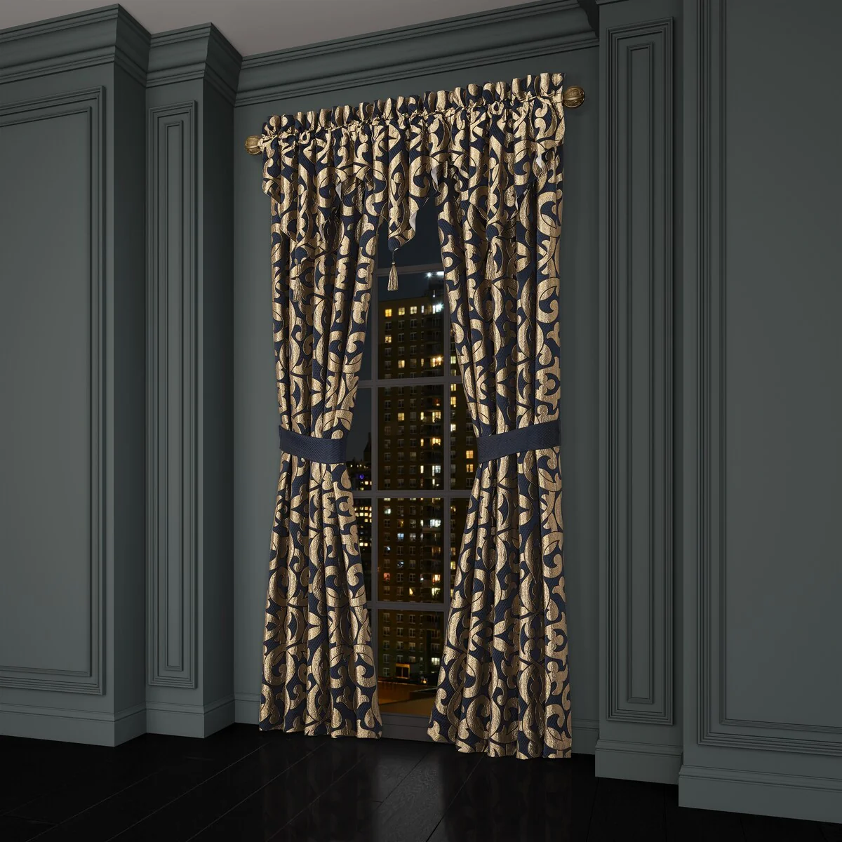 J. Queen New York Biagio Window Ascot Valance