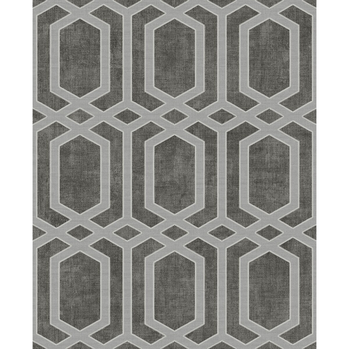 Seabrook Designs Wynne Geo Lattice Unpasted Wallpaper