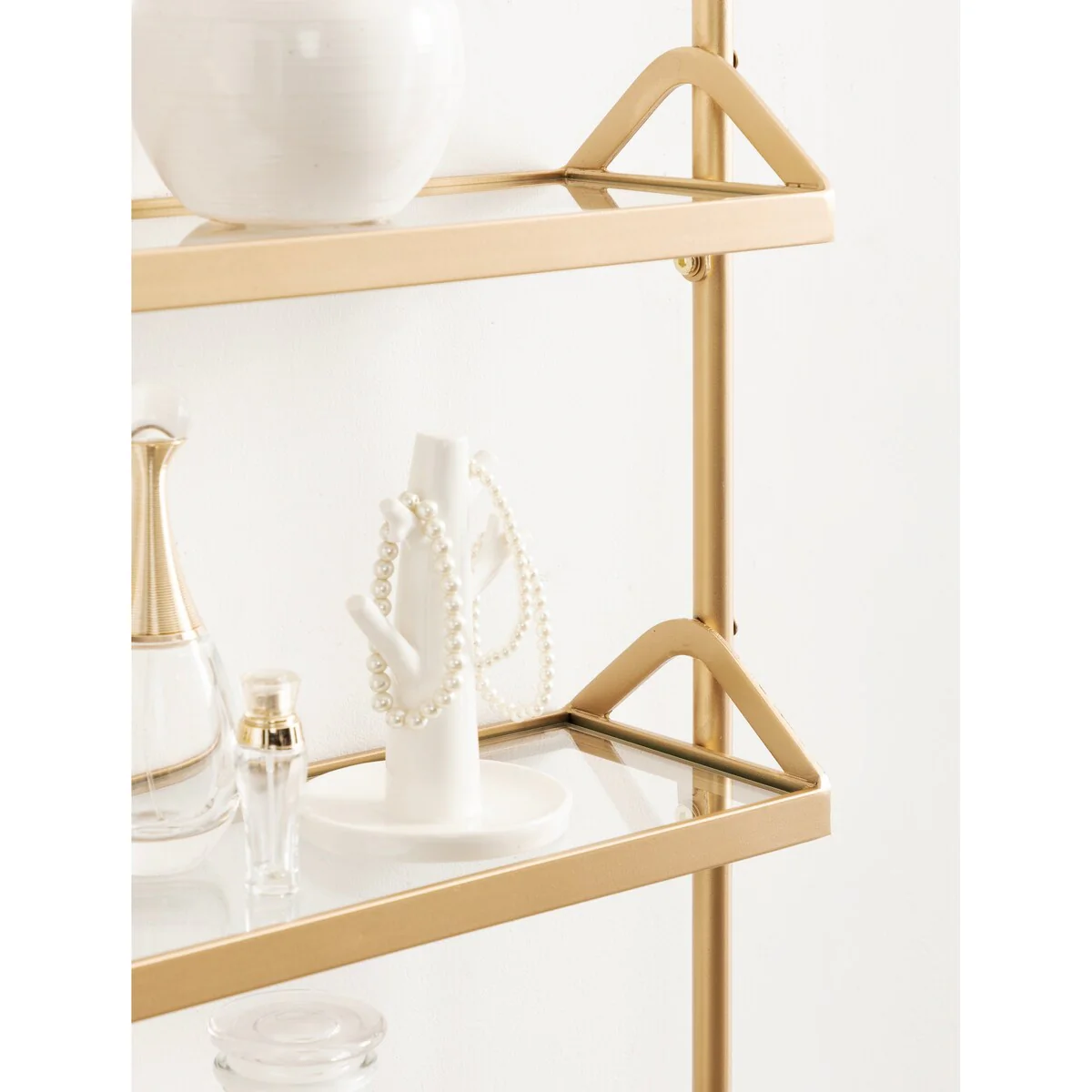 Kate and Laurel Marit Three-Tier Wall Shelf