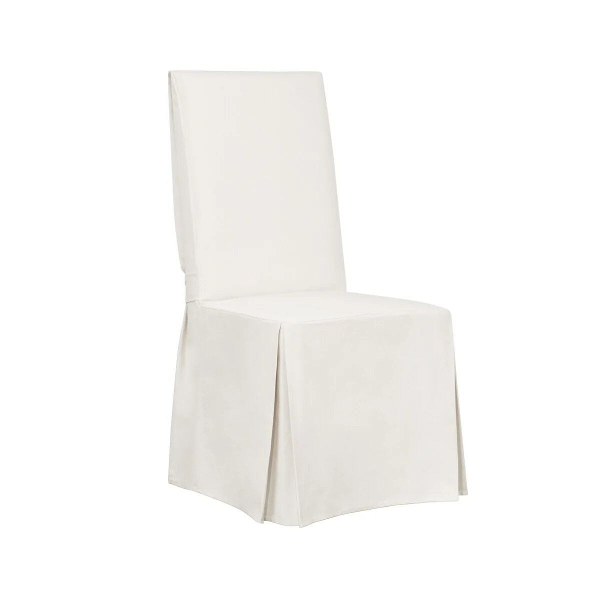 SureFit Essential Twill Long Dining Chair Slipcover