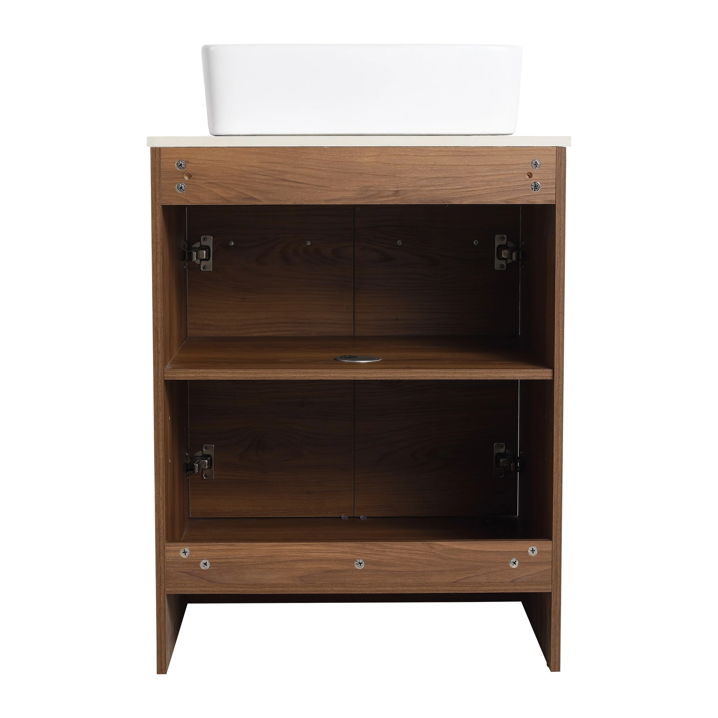 BNK 24/36/48/60 Inch Bathroom Vanity with Sink, Freestanding Bathroom Vanity with Soft Close Doors and Adjustable Shelf