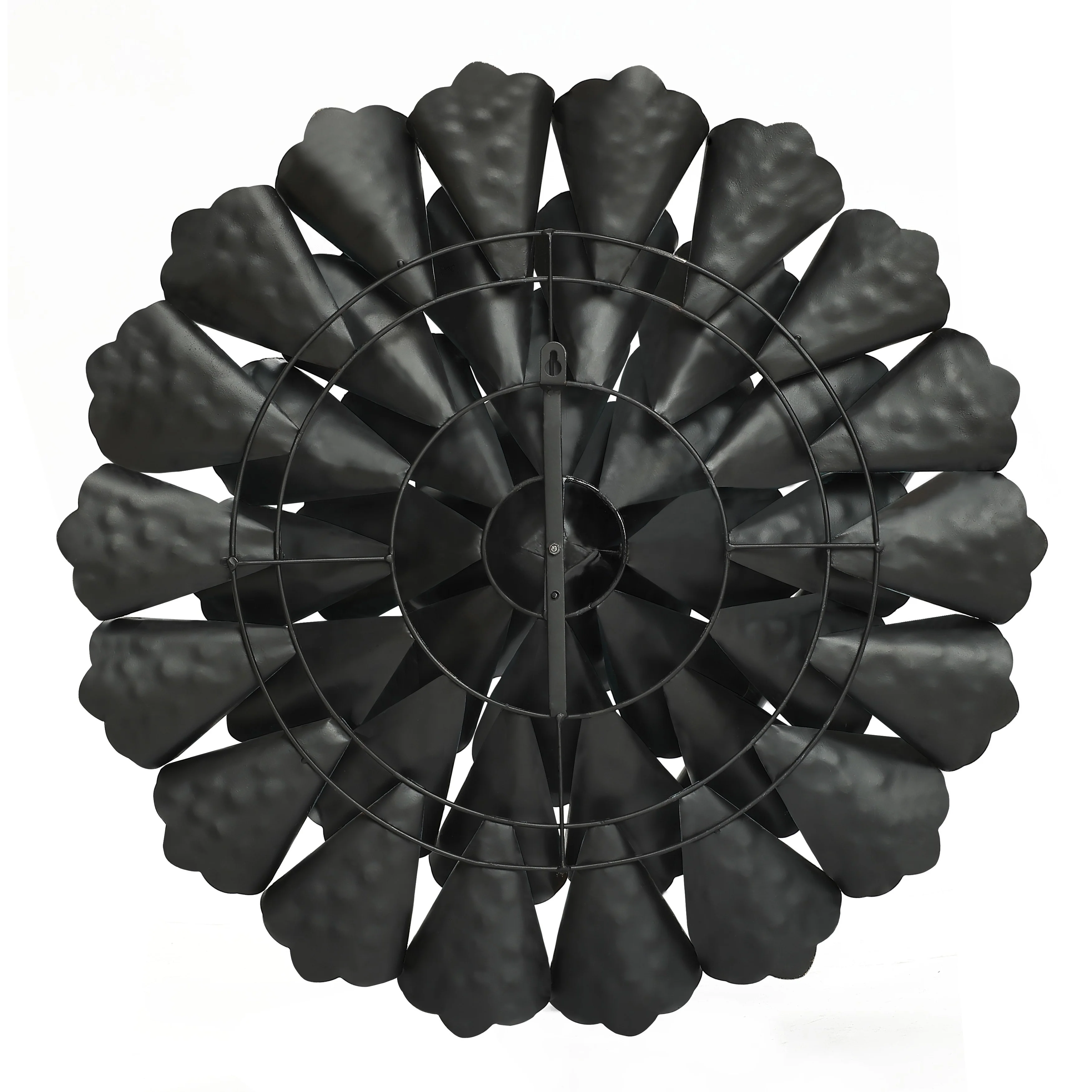 Carson Carrington Mjugg Teal Metal Flower Wall Art