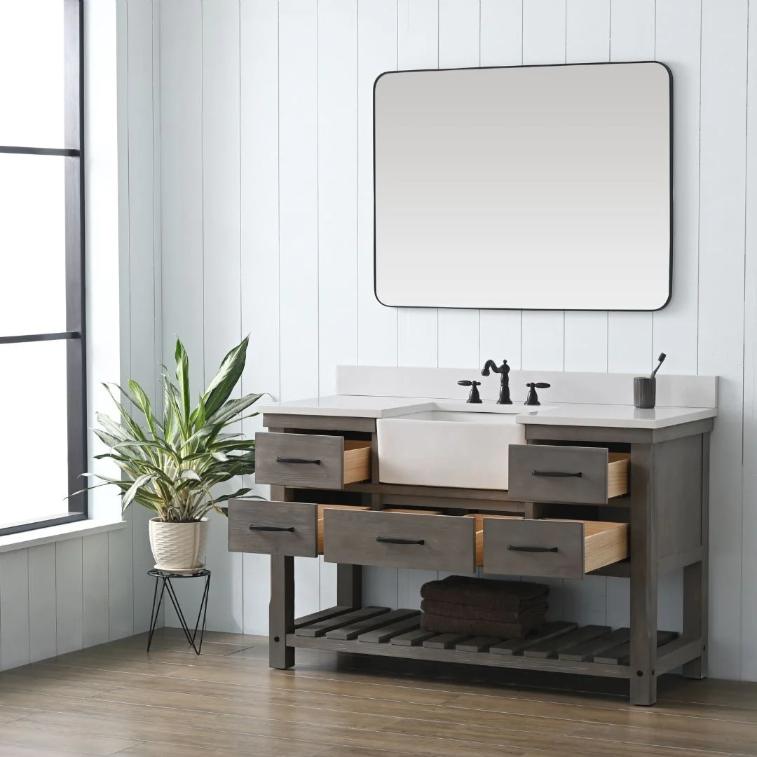 Sudio Design Bathroom Vanity Wesley Weathered Collection.