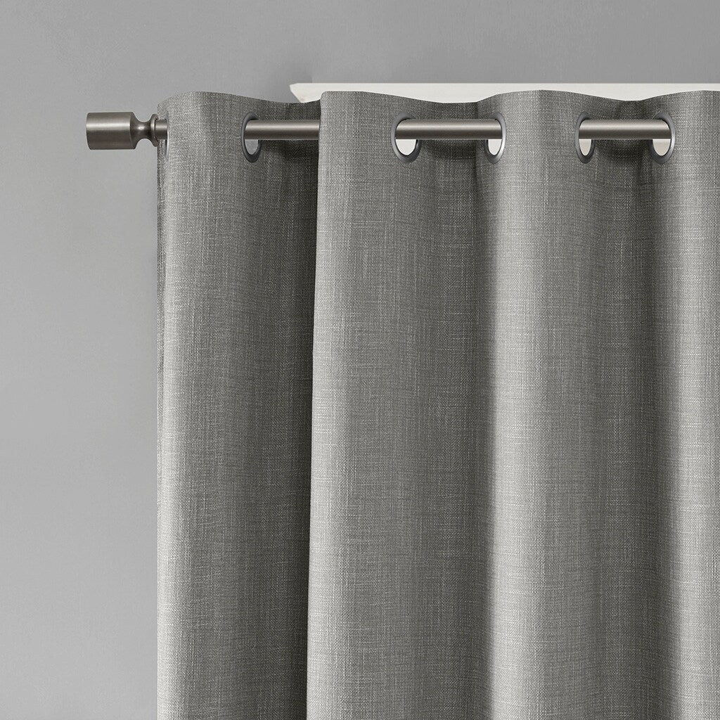 Printed Heathered Blackout Window Patio Panel