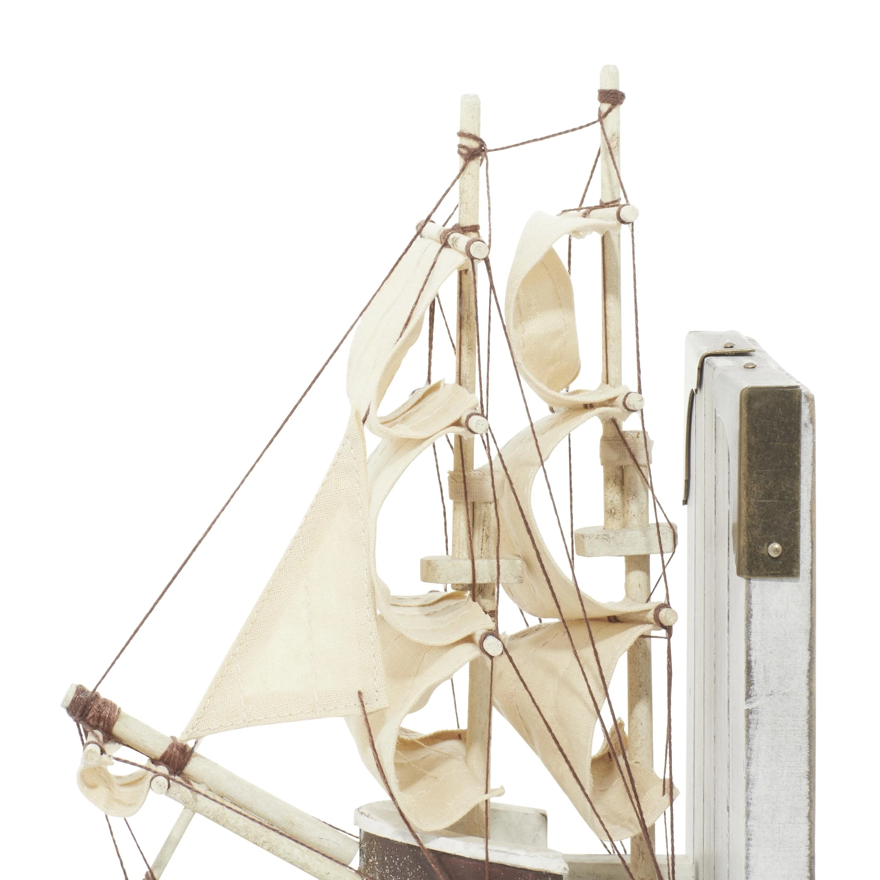 White Pine Coastal Bookends Boats and ships (Set of 2)